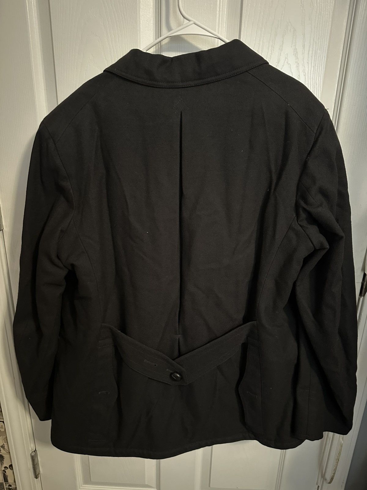 Maison Margiela Maison Marigela Wool Cotton Military Jacket Black Large Size US L / EU 52-54 / 3 - 2 Thumbnail