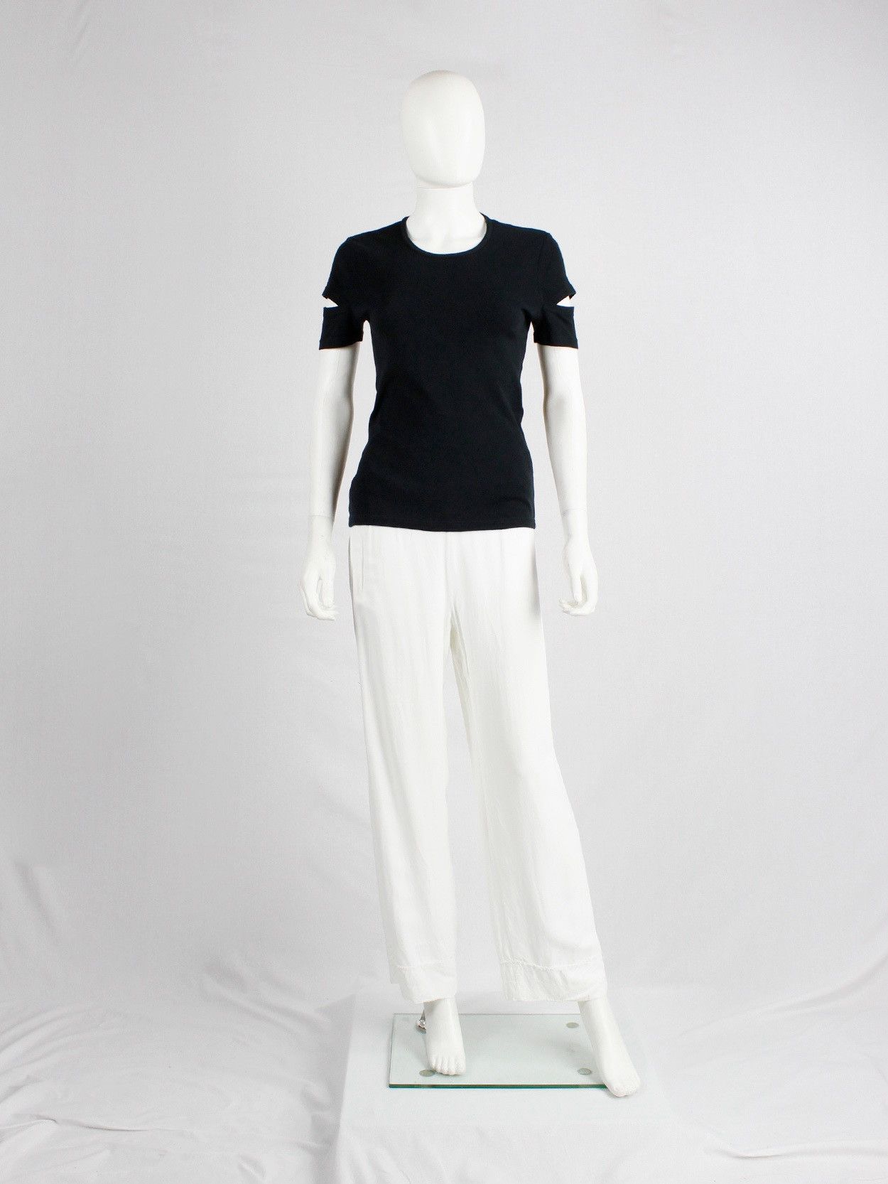 Helmut Lang Helmut Lang 1999 Slashed Cut-Out Top Size M / US 6-8 / IT 42-44 - 5 Thumbnail