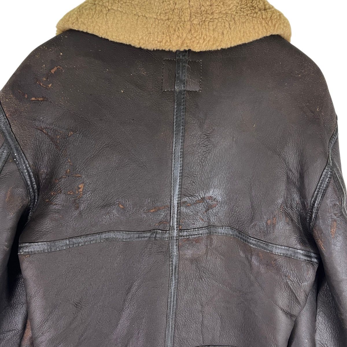 Vintage 🔥 Vintage Type B3 Insignia Shearling Leather Jacket Size US S / EU 44-46 / 1 - 17 Thumbnail
