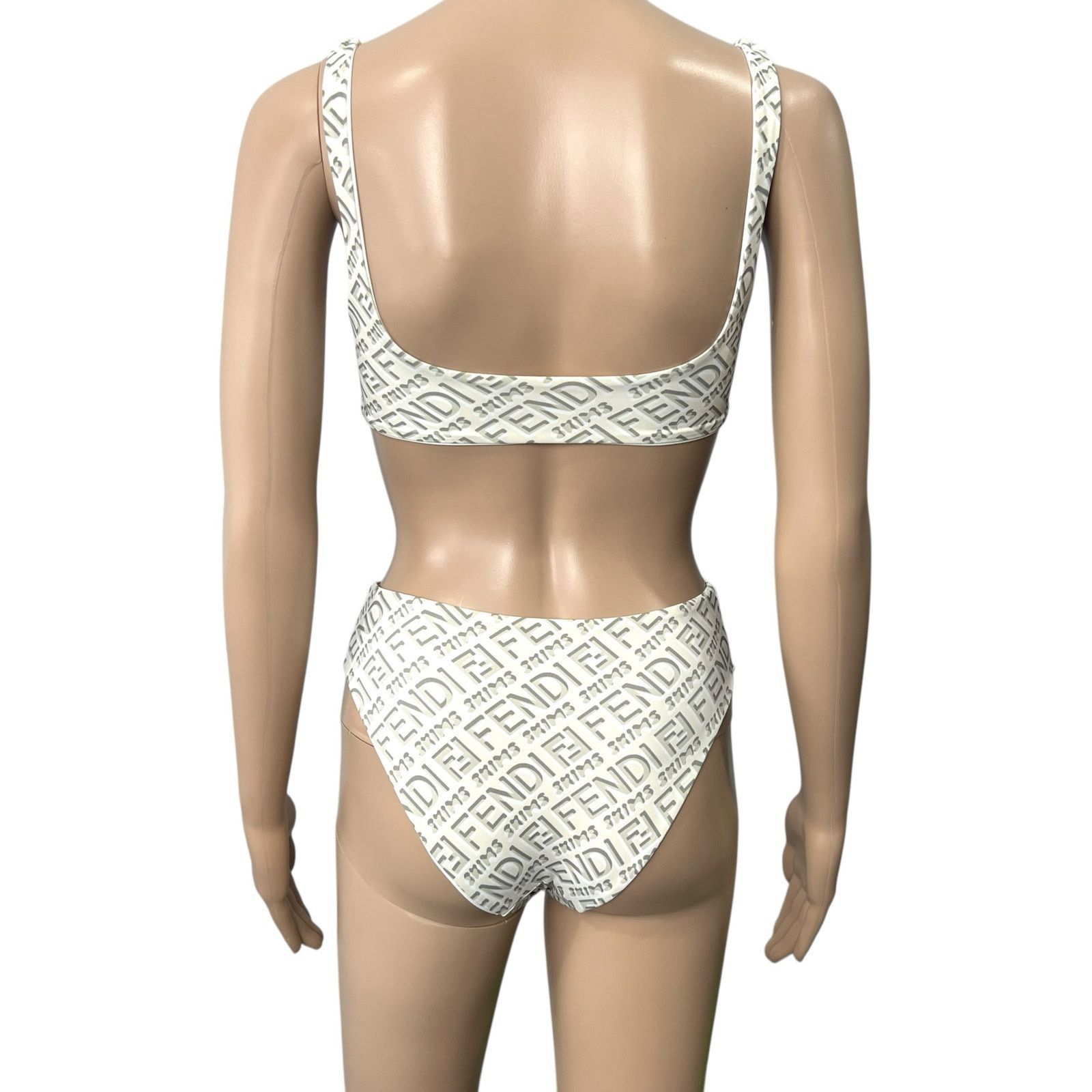 Fendi Fendi x SKIMS Logo Bathing Suit Size XXS / US 00 / IT 34 - 4 Thumbnail