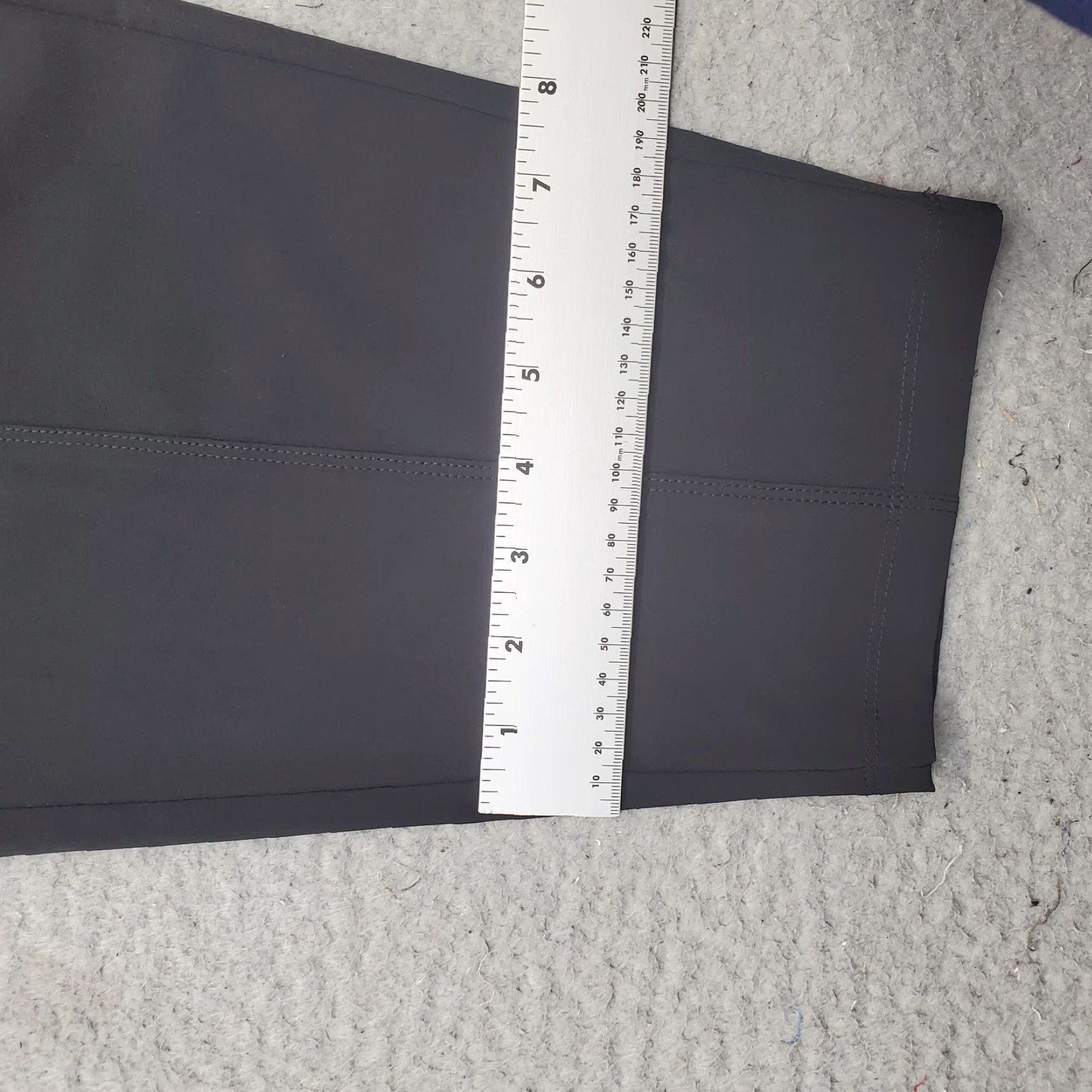 Lou & Grey Lou & Grey Womens Sweatpants Black Stretch Drawstring Waist Straight Leg Size L Size 36" / US 14 / IT 50 - 5 Thumbnail