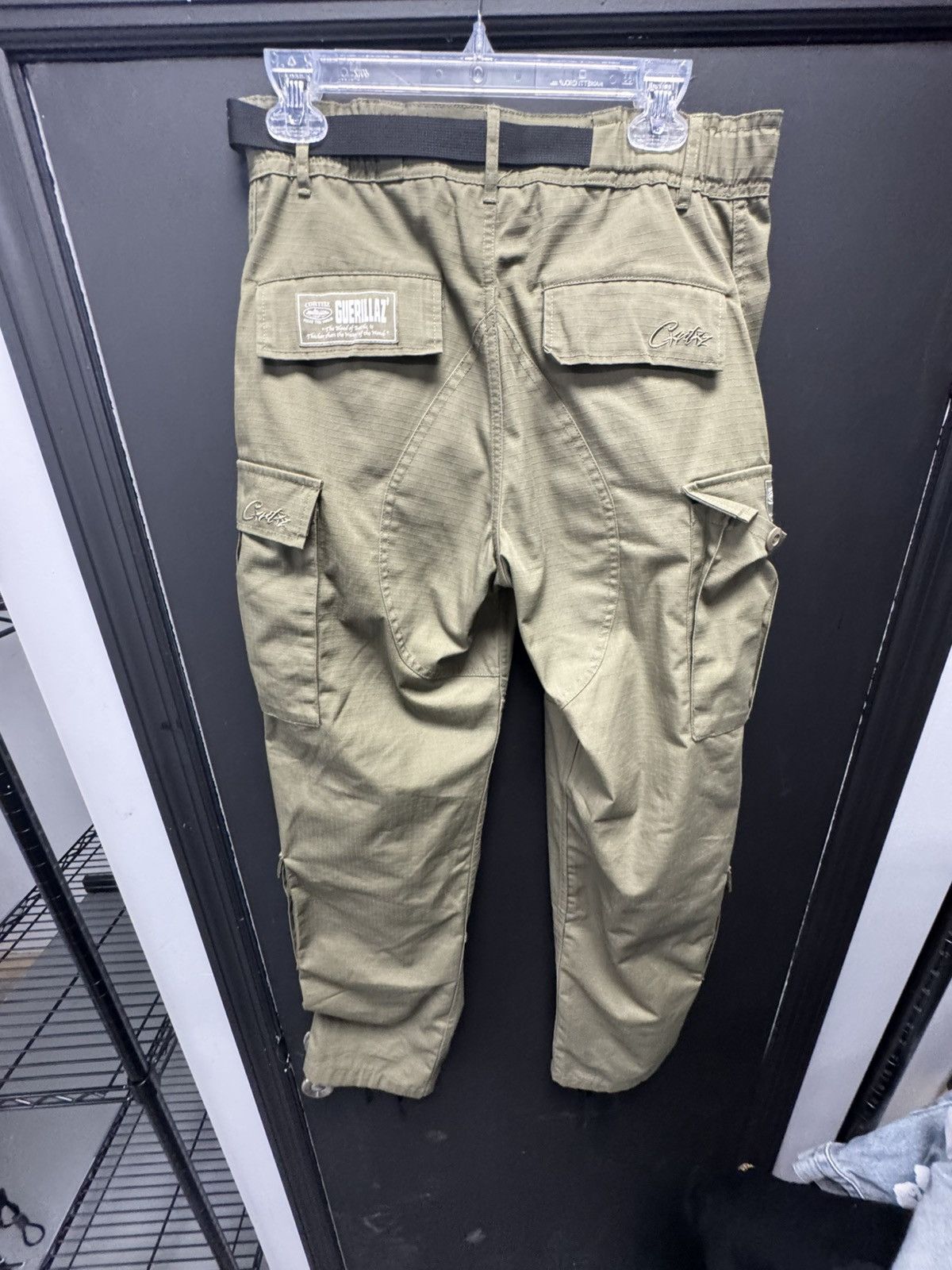 Corteiz Corteiz Guerillaz Cargo Pants Tonal Khaki Size US 32 / EU 48 - 2 Thumbnail