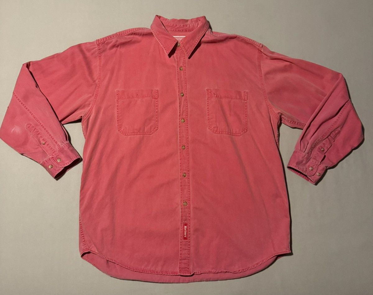 Marlboro Vintage Marlboro Adventure Team Button Up Long Sleeve Shirt Size US XL / EU 56 / 4 - 1 Thumbnail