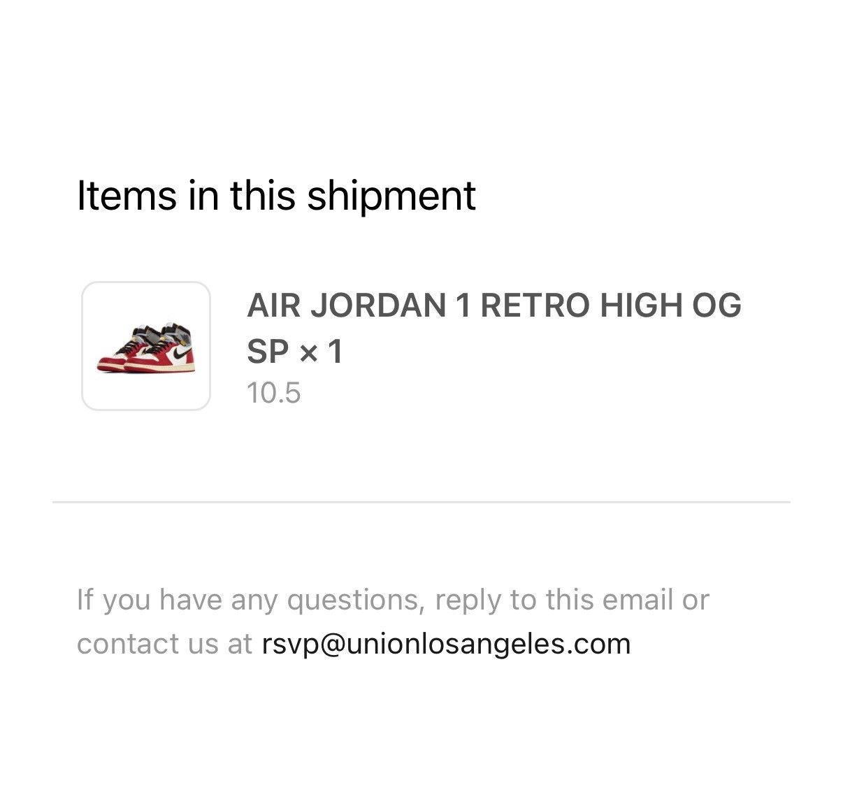 Union LA Union LA Jordan 1 Retro High SP Chicago Shadow, 10.5M, New Size US 10.5 / EU 43-44 - 5 Thumbnail