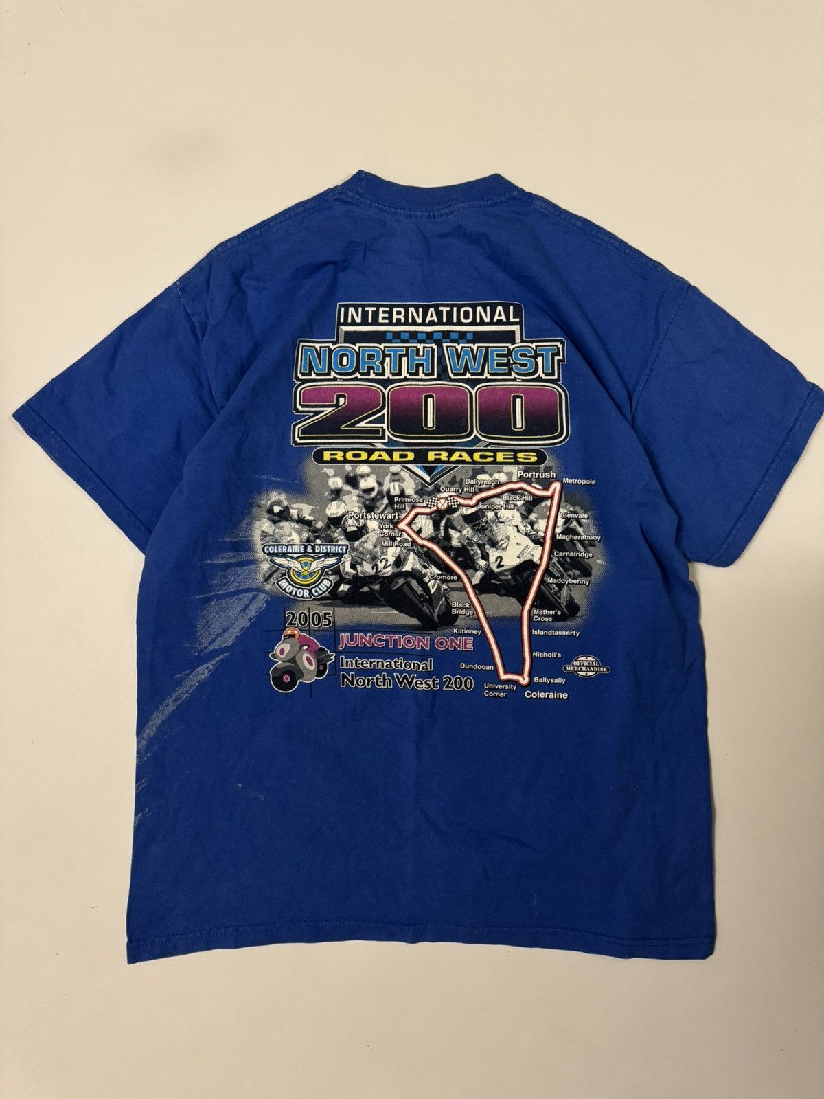 Vintage Vintage Motorcycle NW Road Races 2005 Tee Size US L / EU 52-54 / 3 - 6 Thumbnail