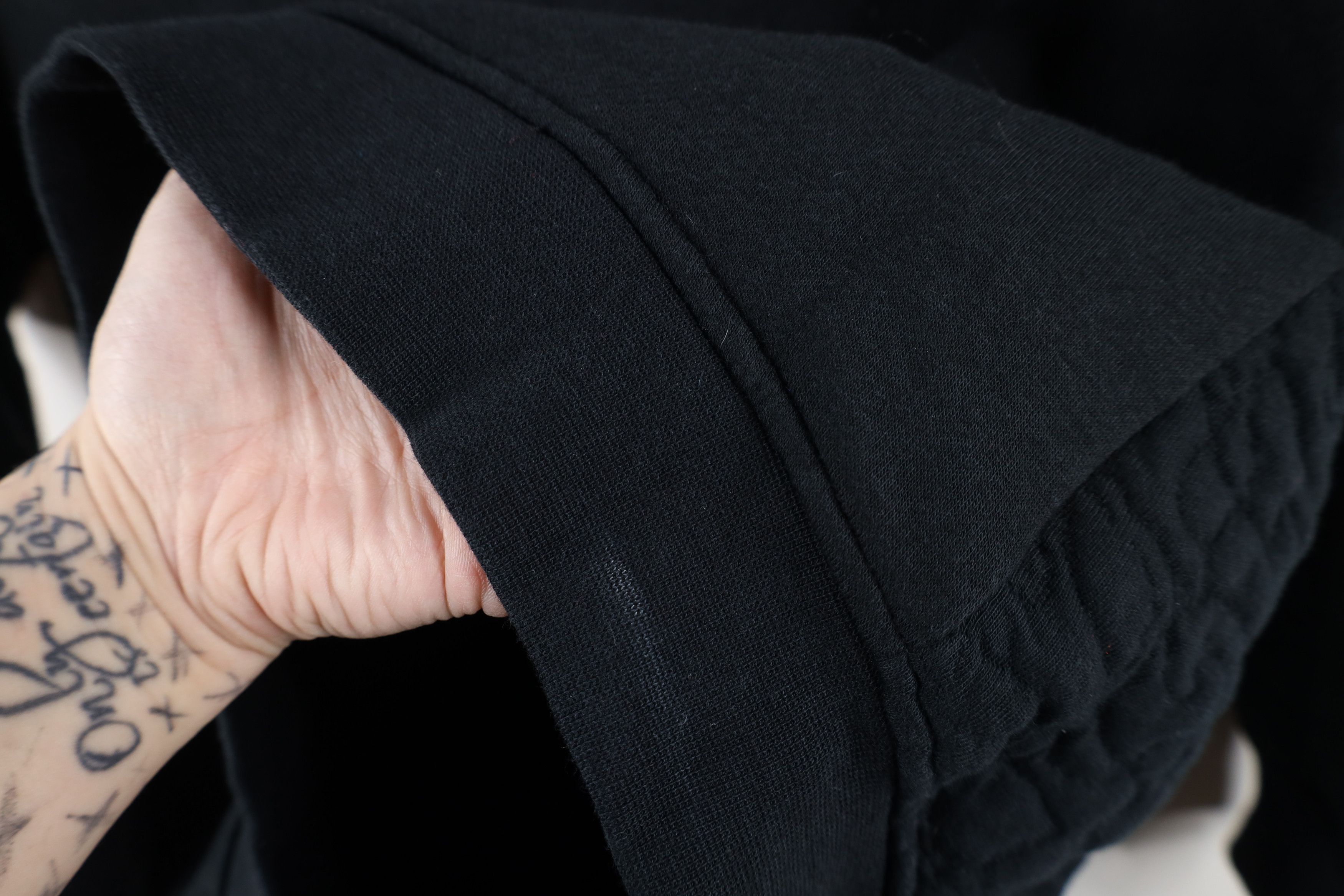Nike × Vintage Nike Sportswear Spell Swoosh Rally Crewneck Sweatshirt Black Size XS / US 0-2 / IT 36-38 - 6 Thumbnail