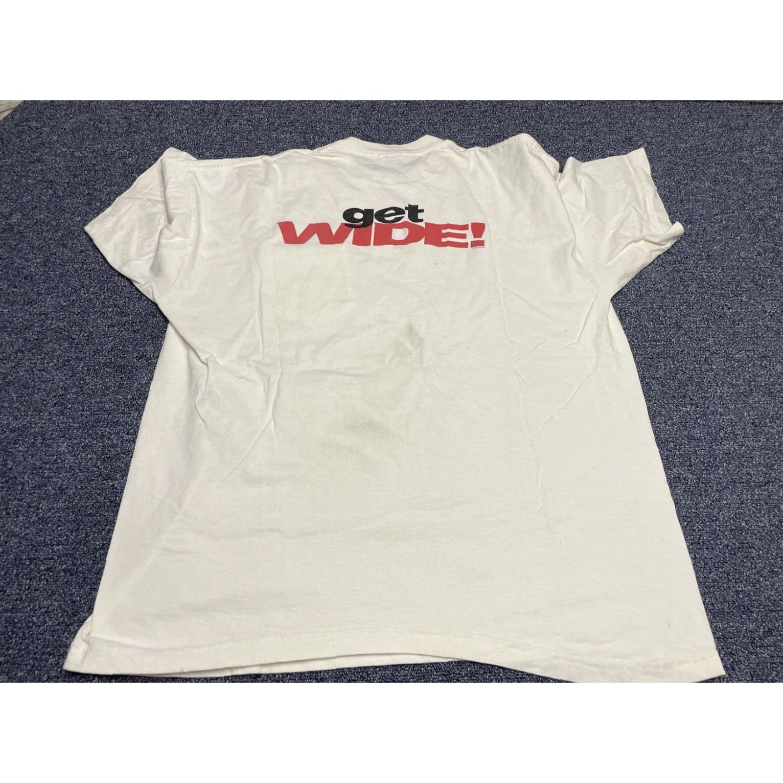 Jerzees VINTAGE 90s RJ Reynolds Tobacco Winston-Salem Cigarette Pocket T-Shirt XL White Mens D4 Size US XL / EU 56 / 4 - 2 Thumbnail