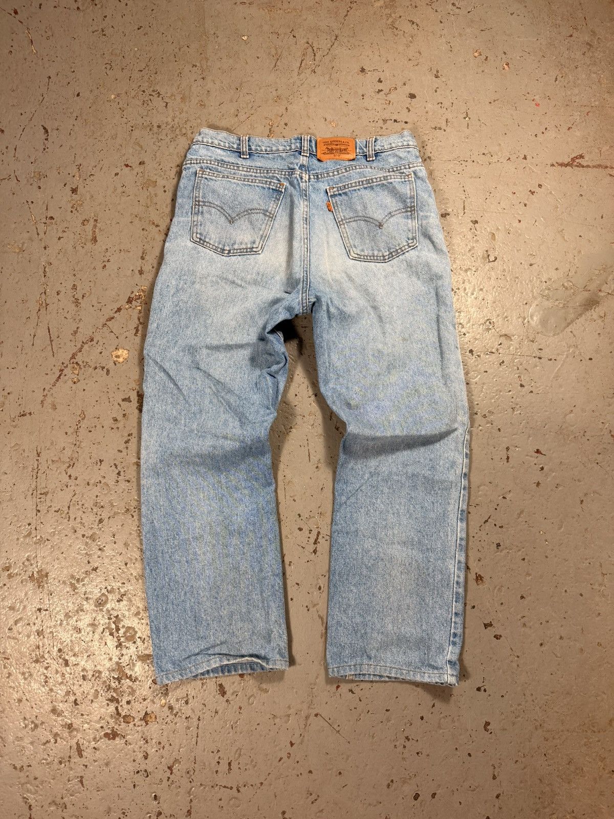 Levi's Vintage Clothing Vintage Light Wash Orange Tag Levi 619s Size US 32 / EU 48 - 1 Thumbnail