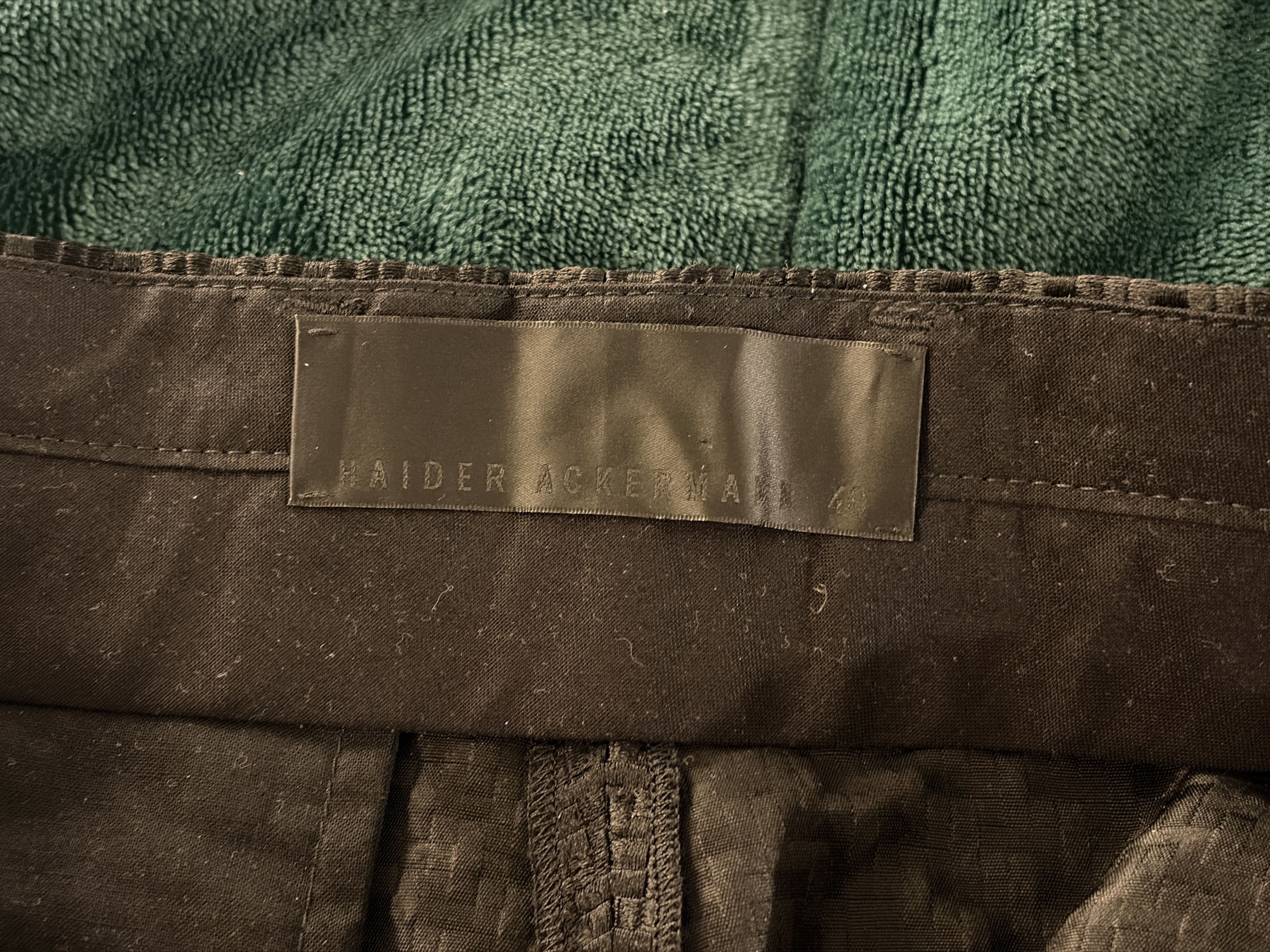 Haider Ackermann SS14 Black Jacquard Silk Trousers Size US 32 / EU 48 - 5 Thumbnail