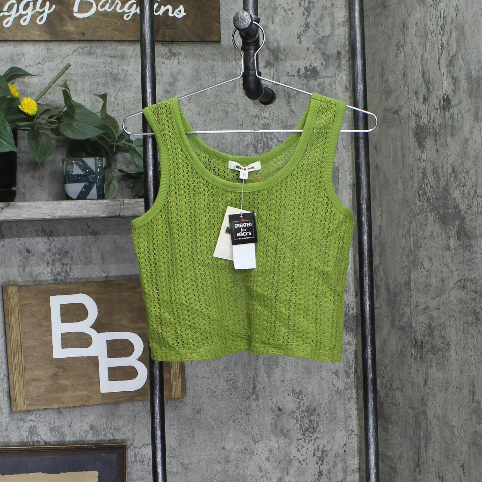 Other Nwt Miken Cover-up Tank Swim I2417k711 Woodbine Green M Size ONE SIZE - 1 Thumbnail