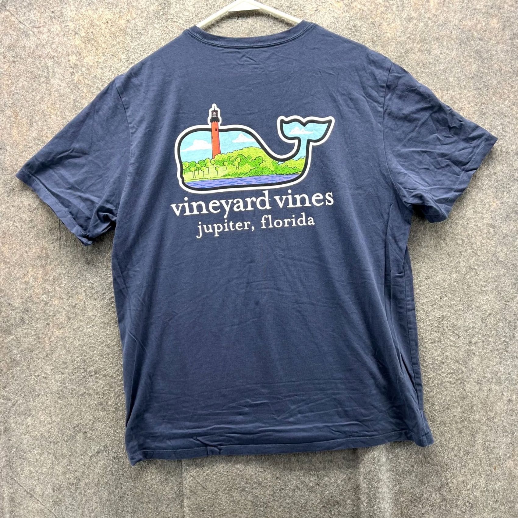 Vineyard Vines Vineyard Vines Shirt Mens Large Blue Crewneck Cotton Pocket Tee Whale Logo Shirt Size US L / EU 52-54 / 3 - 2 Thumbnail