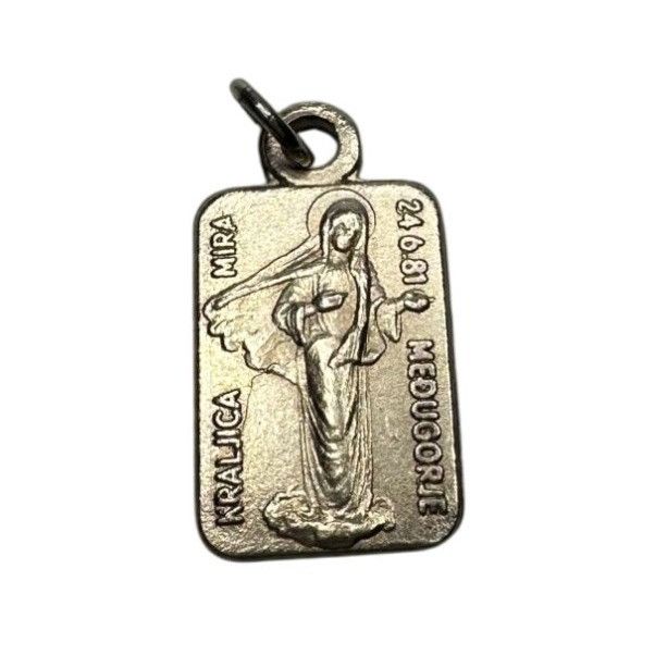 Other Vintage Religious Medal Silver Tone Pendant ''Our Lady Of Me Size ONE SIZE - 1 Thumbnail