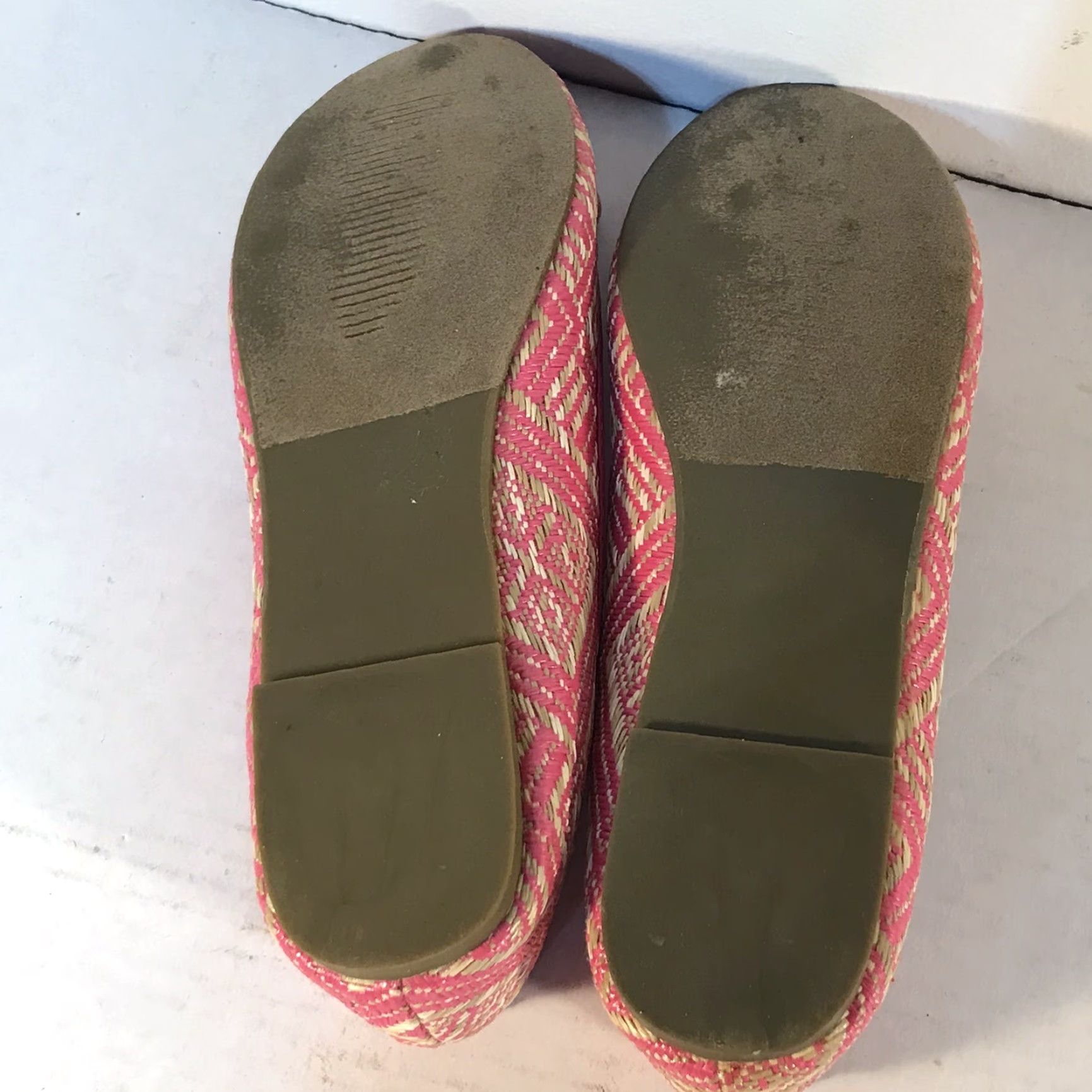 Steve Madden Steve Madden Aztec Flats Womens Size 7 Pink Beige White Casual Comfort Summer Size US 7 / IT 37 - 5 Thumbnail