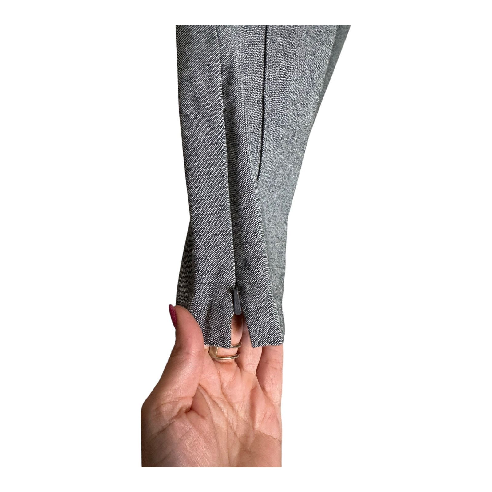 Banana Republic Banana Republic gray flat front skinny pants size 6 Size 28" / US 6 / IT 42 - 5 Thumbnail