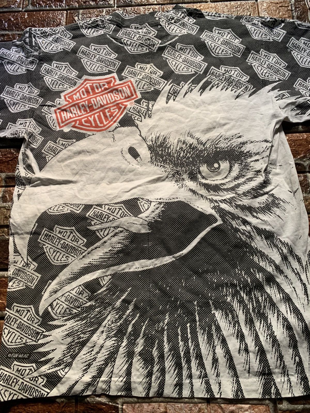 Harley Davidson Vintage harley davidson full printed tshirt Size US L / EU 52-54 / 3 - 8 Thumbnail