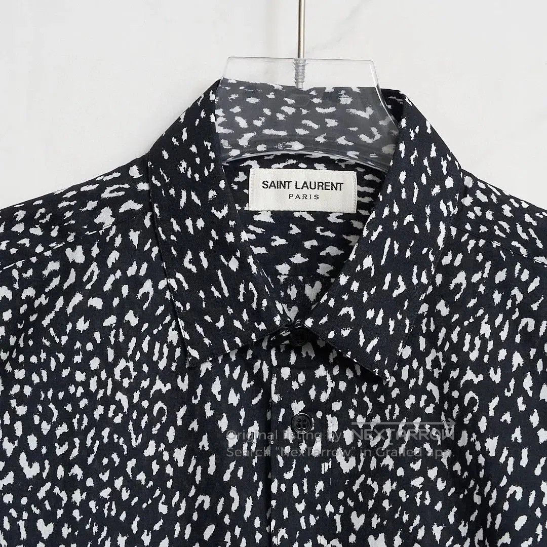 Saint Laurent Paris Saint Laurent Men's Polka Dot Shirt. Size US XS / EU 42 / 0 - 2 Thumbnail