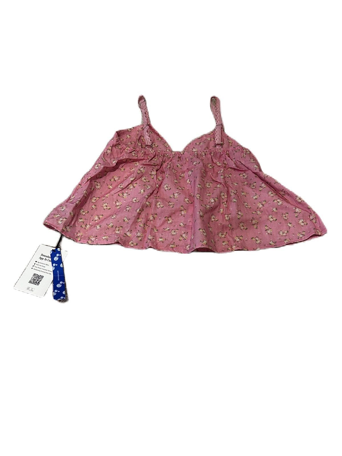 Cider NWT Cider Women’s Pink Floral Tank Top Blouse Sz. XS Size XS / US 0-2 / IT 36-38 - 5 Thumbnail