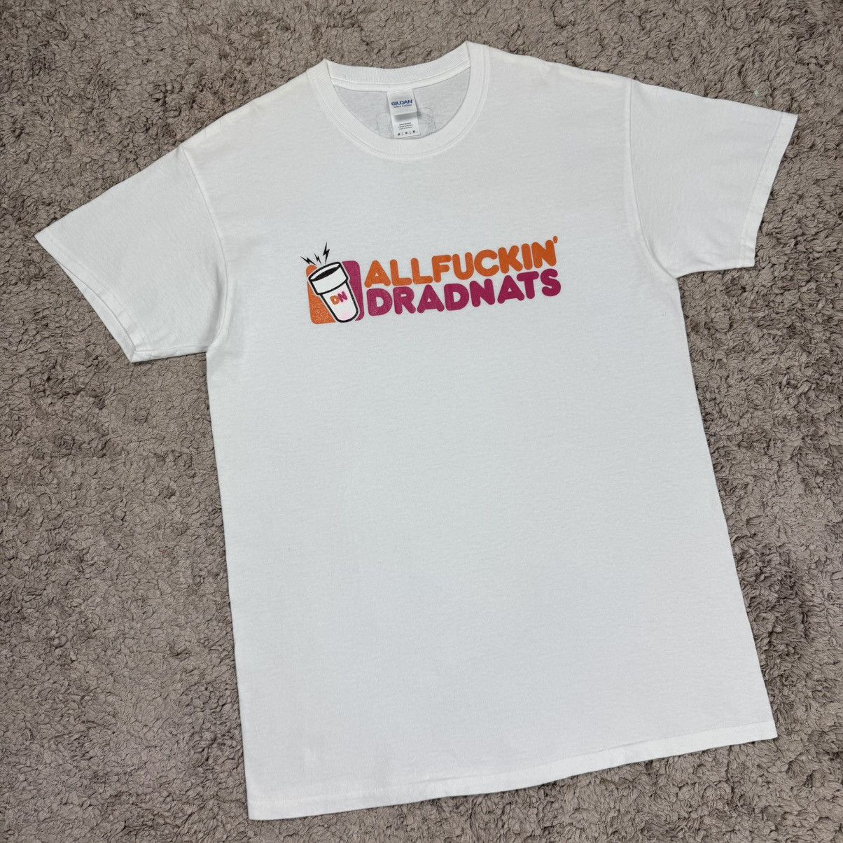 Vintage Vintage ‘All Fucking Dradnuts’ Ripoff Dunkin Donuts T-shirt Size US M / EU 48-50 / 2 - 3 Thumbnail