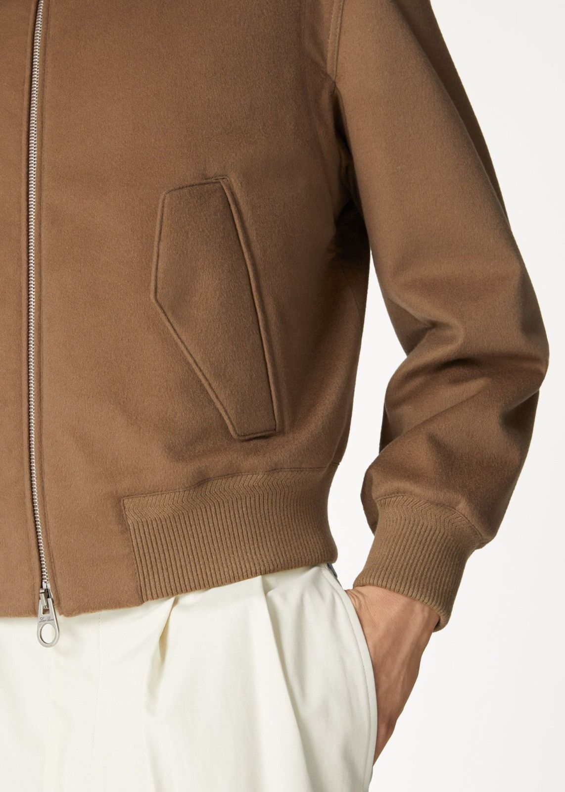 Loro Piana o1srvl11e0125 Ume Bomber Jacket in Brown Size US M / EU 48-50 / 2 - 3 Thumbnail