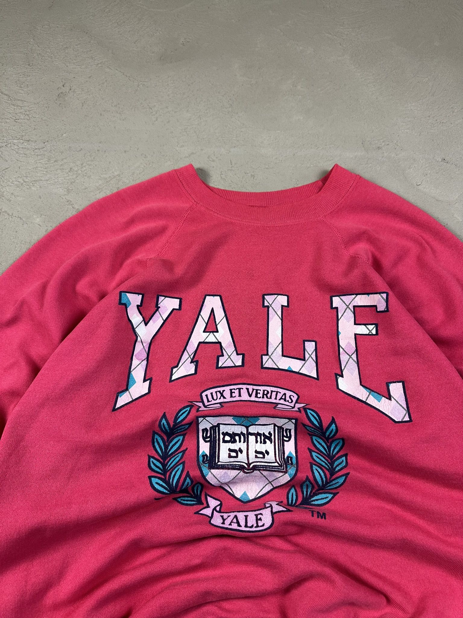 Hanes 80s Vintager Yale University Hanes Boxy Crewneck Size US L / EU 52-54 / 3 - 4 Thumbnail