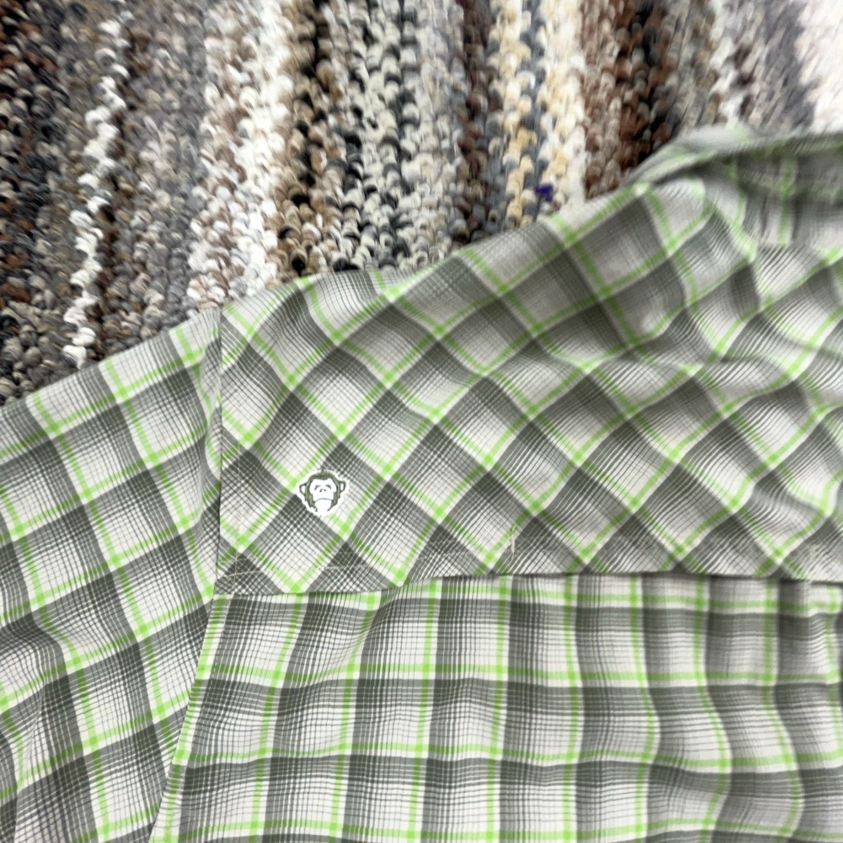 Vintage Howler Bros Shirt Men Medium Green Plaid Button Up Performance Hiking Camp Size US M / EU 48-50 / 2 - 7 Thumbnail
