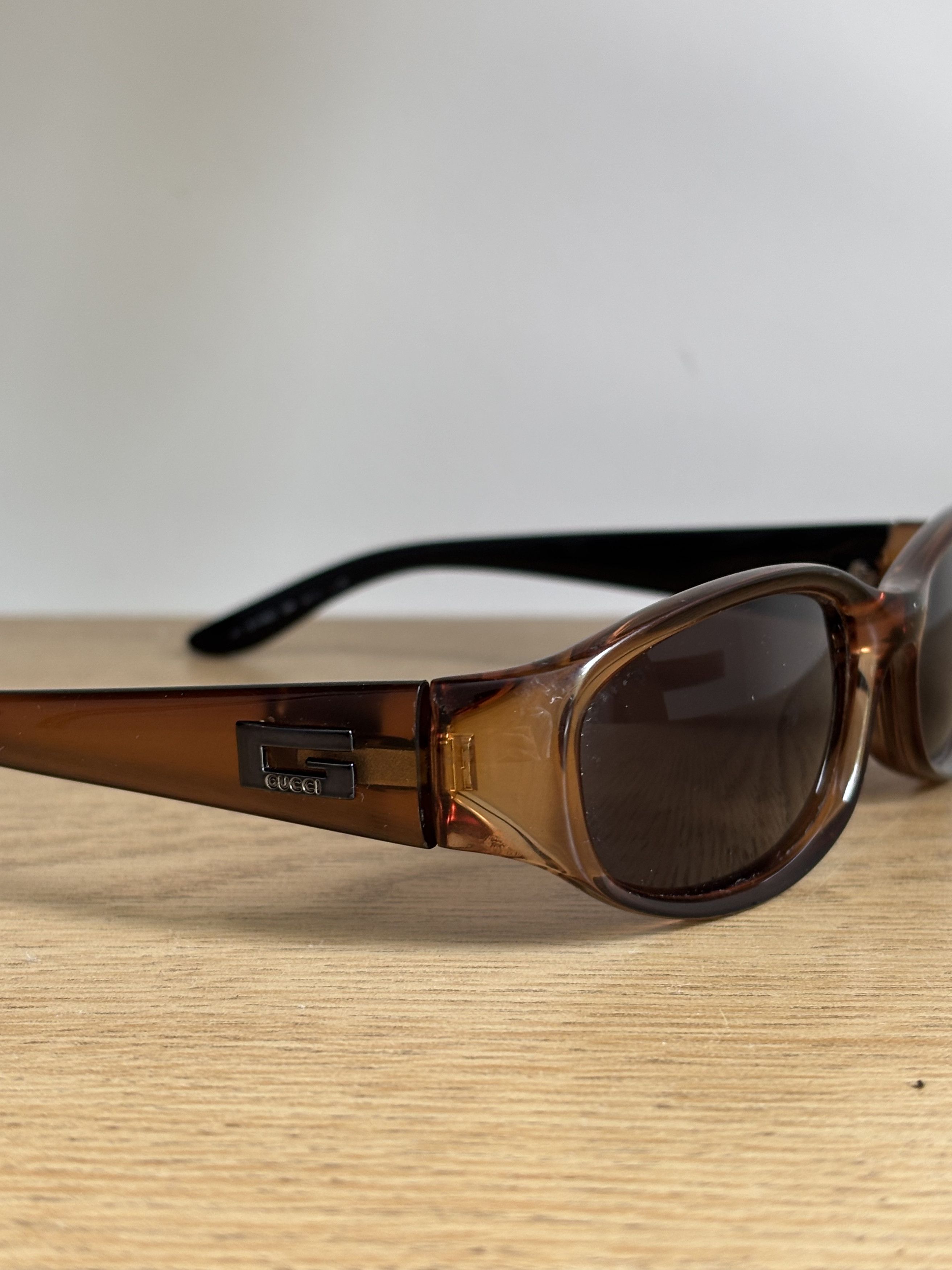 Gucci Gucci Sunglasses gg2456 Mask Logo Shield GG Sport Vintage Size ONE SIZE - 4 Thumbnail