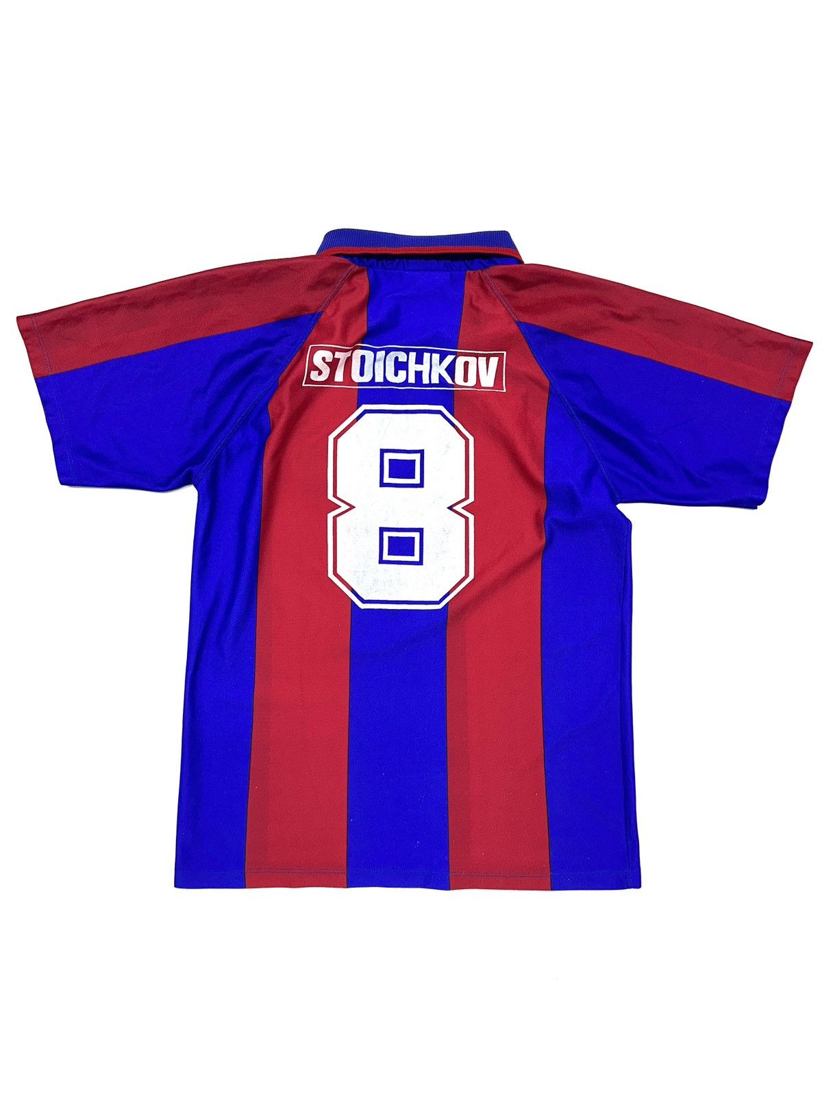 Kappa Vintage Football Jersey Barcelona player rare Stoichkov 8 Size US M / EU 48-50 / 2 - 2 Thumbnail