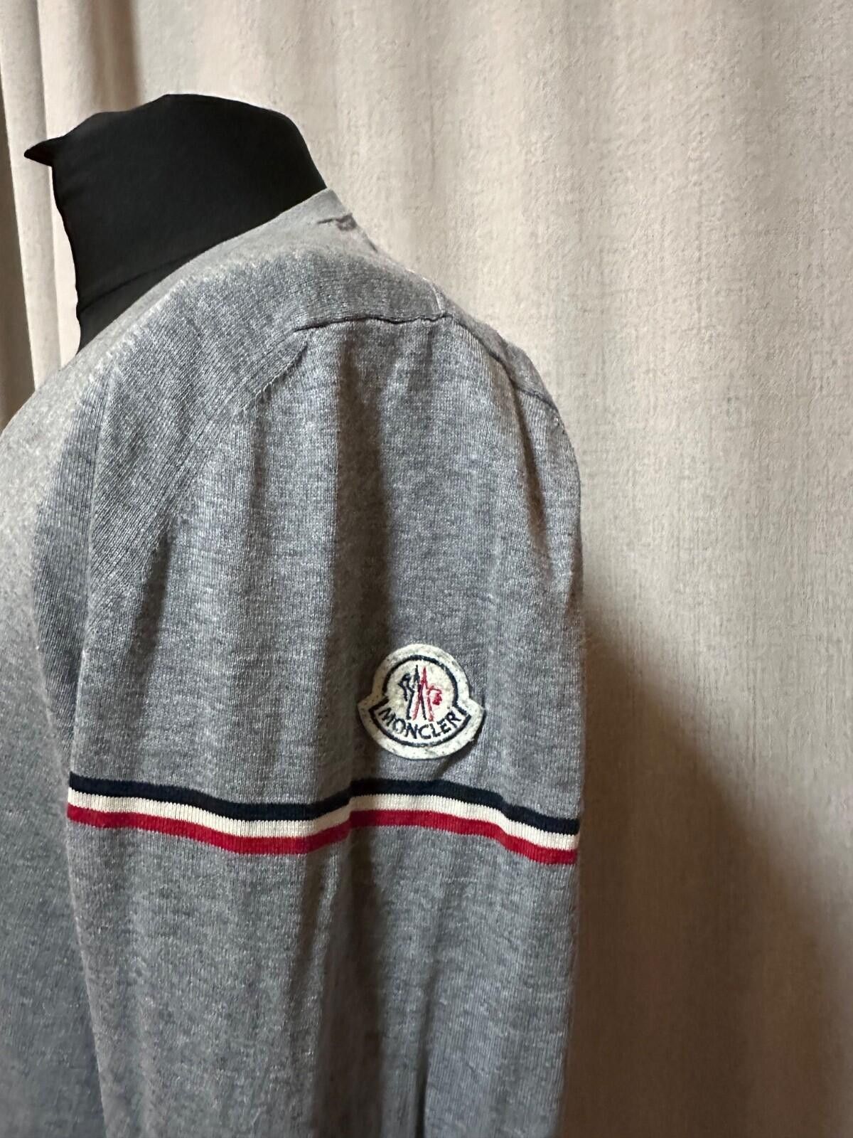 Moncler Moncler Maglione Tricot Scollo V-Neck Sweater Sz XXL Size US XXL / EU 58 / 5 - 4 Thumbnail