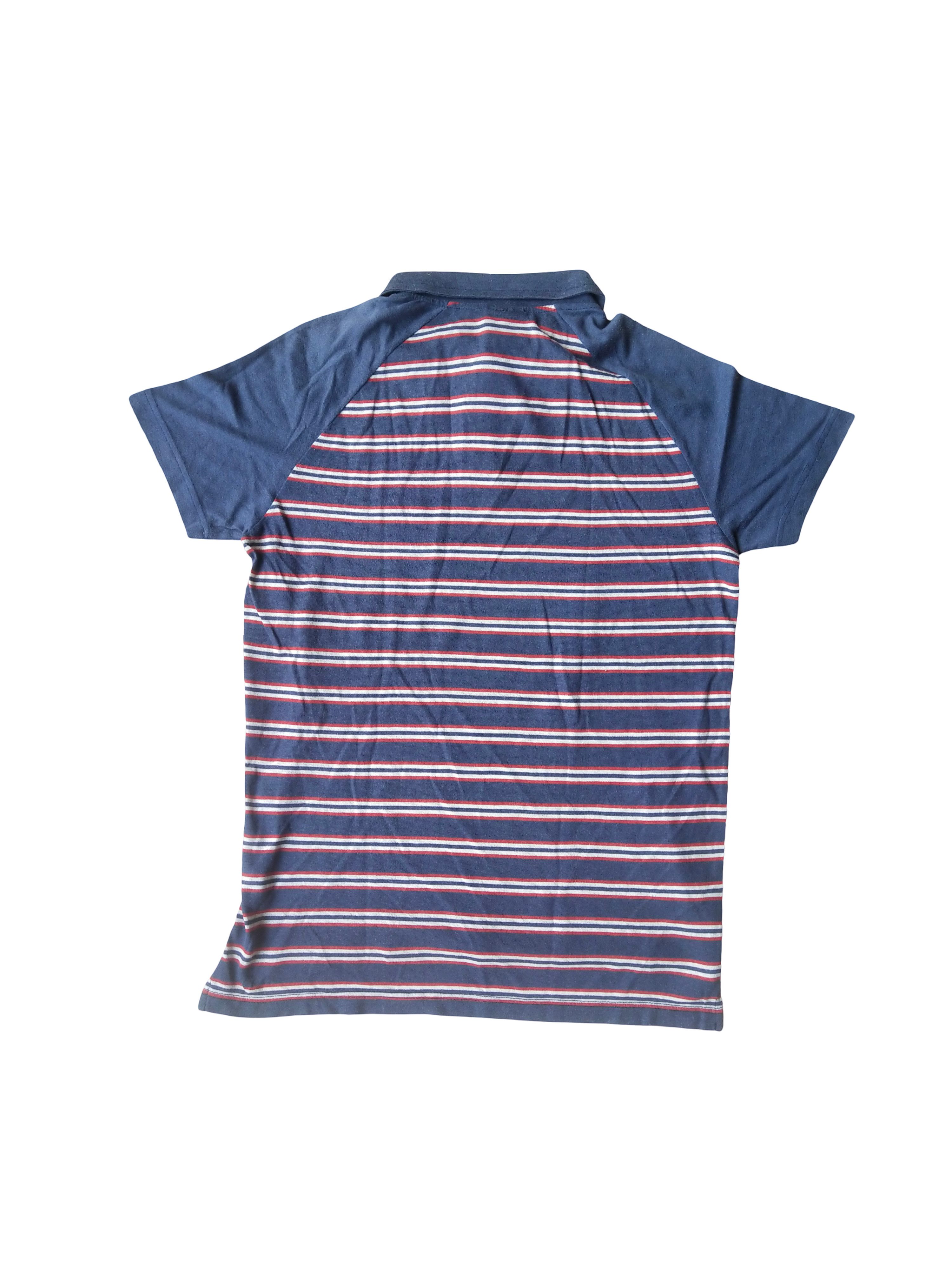 Dolce & Gabbana 2000s D&G Dolce & Gabbana Striped Raglan Polo Shirt Size M / US 6-8 / IT 42-44 - 4 Thumbnail