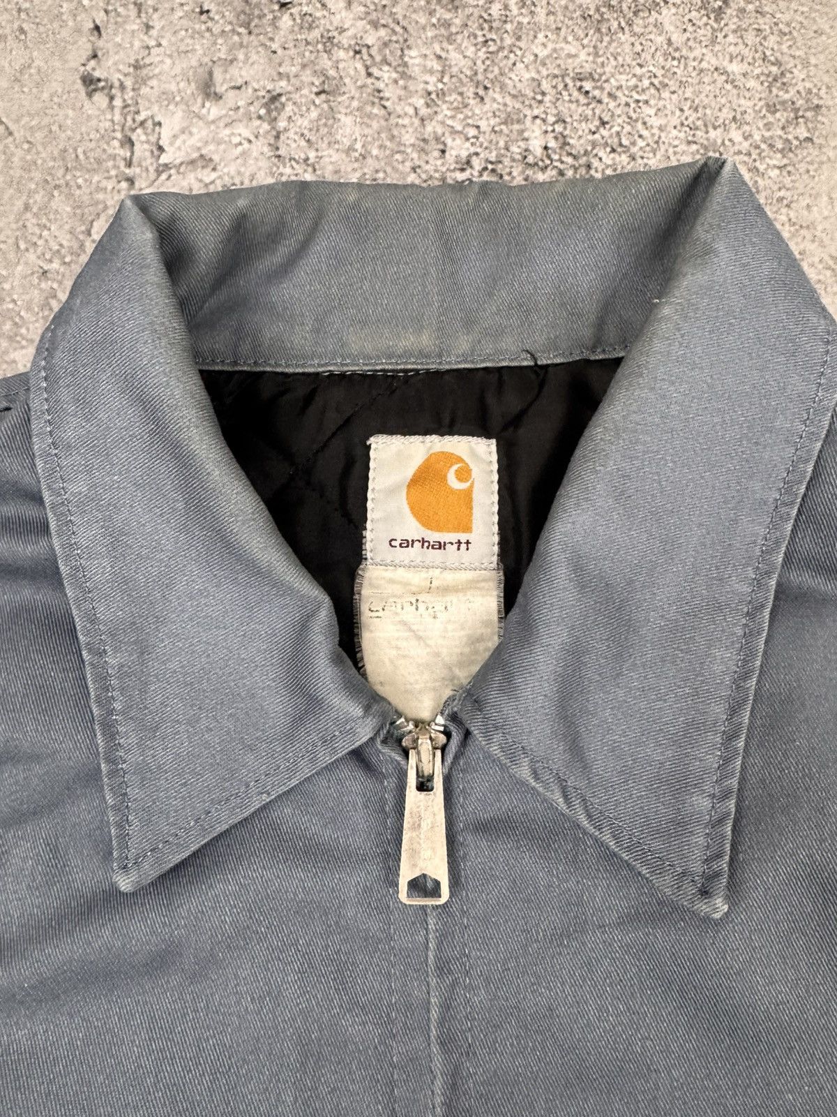 Carhartt Carhartt Men Work Jacket Light Blue Denim Tone Size L Size US L / EU 52-54 / 3 - 4 Thumbnail