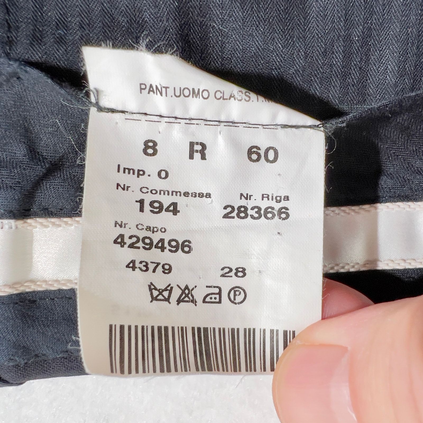 Thierry Mugler Dress Pants Thierry Mugler Paris Men's W39 x L31.5 Blue Size US 39 - 10 Thumbnail