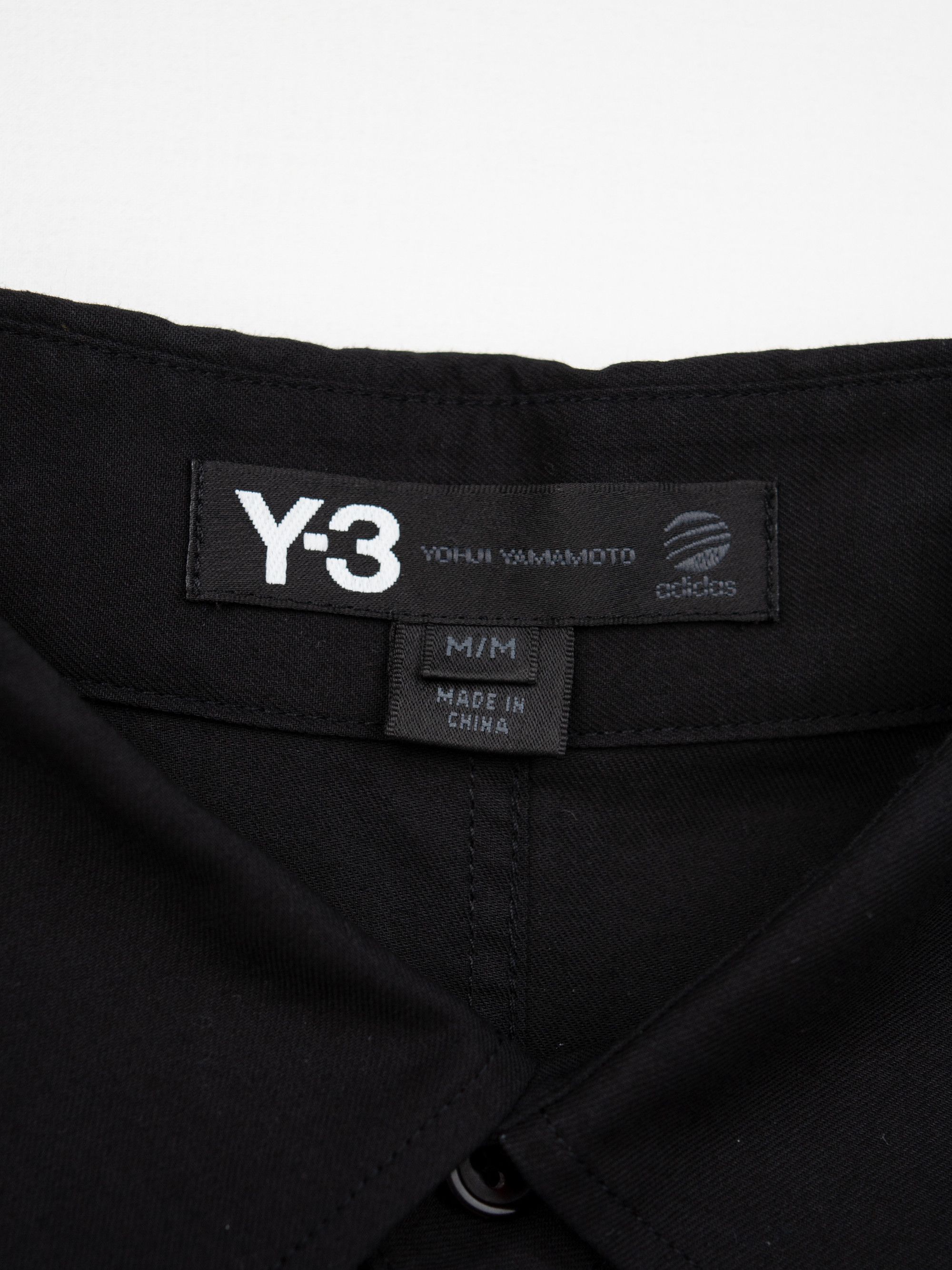 Yohji Yamamoto Y-3 SS09 button-up dress with layered ruffle shoulder detail Size M / US 6-8 / IT 42-44 - 8 Thumbnail
