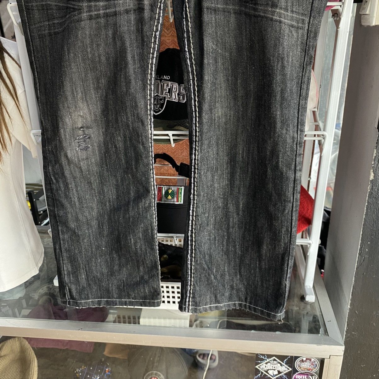 Japanese Brand Y2k Embroidered Denim Vintage Victorious Jeans Size US 38 / EU 54 - 5 Thumbnail