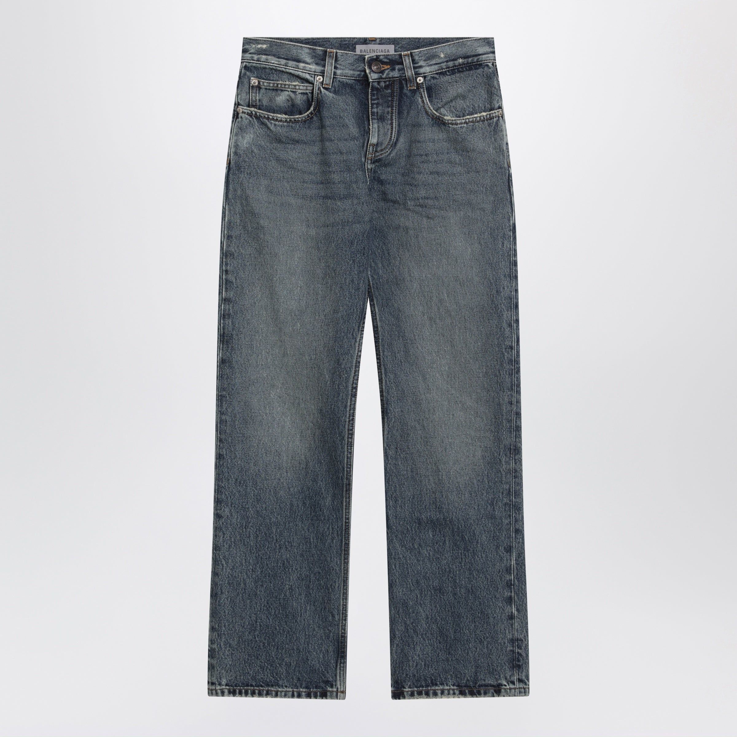 Balenciaga Balenciaga Vintage Blue Jeans With Worn Effect Size 25" / US 0 / IT 36 - 1 Thumbnail