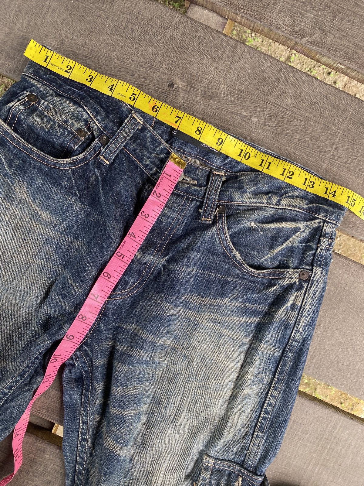 Johnbull 🔥 Japanese Brands 🔥 Vintage John Bull Denim (Distressed) Size US 30 / EU 46 - 16 Thumbnail