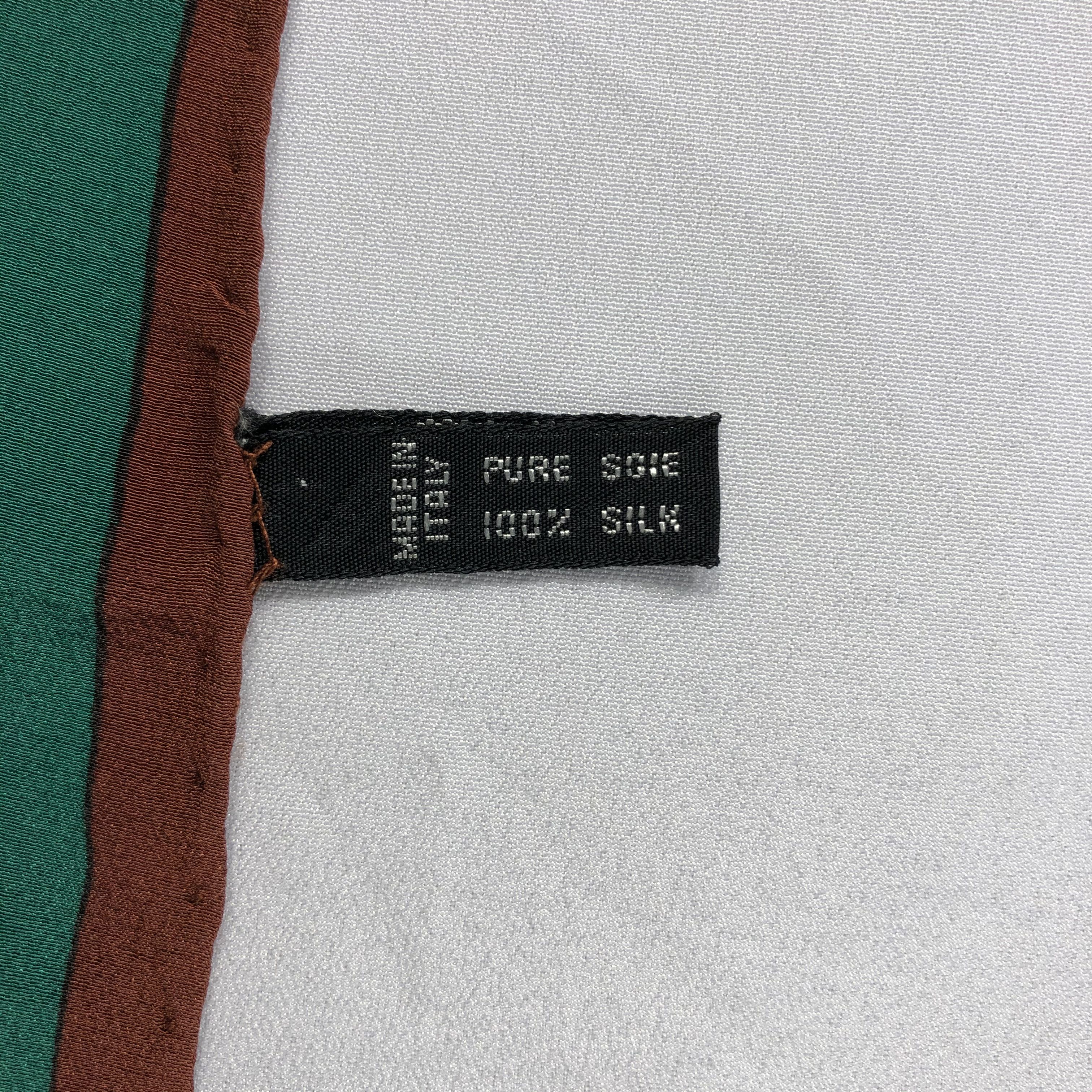 Vintage Vintage Pierre Baxel Silk Scarf Size ONE SIZE - 6 Thumbnail