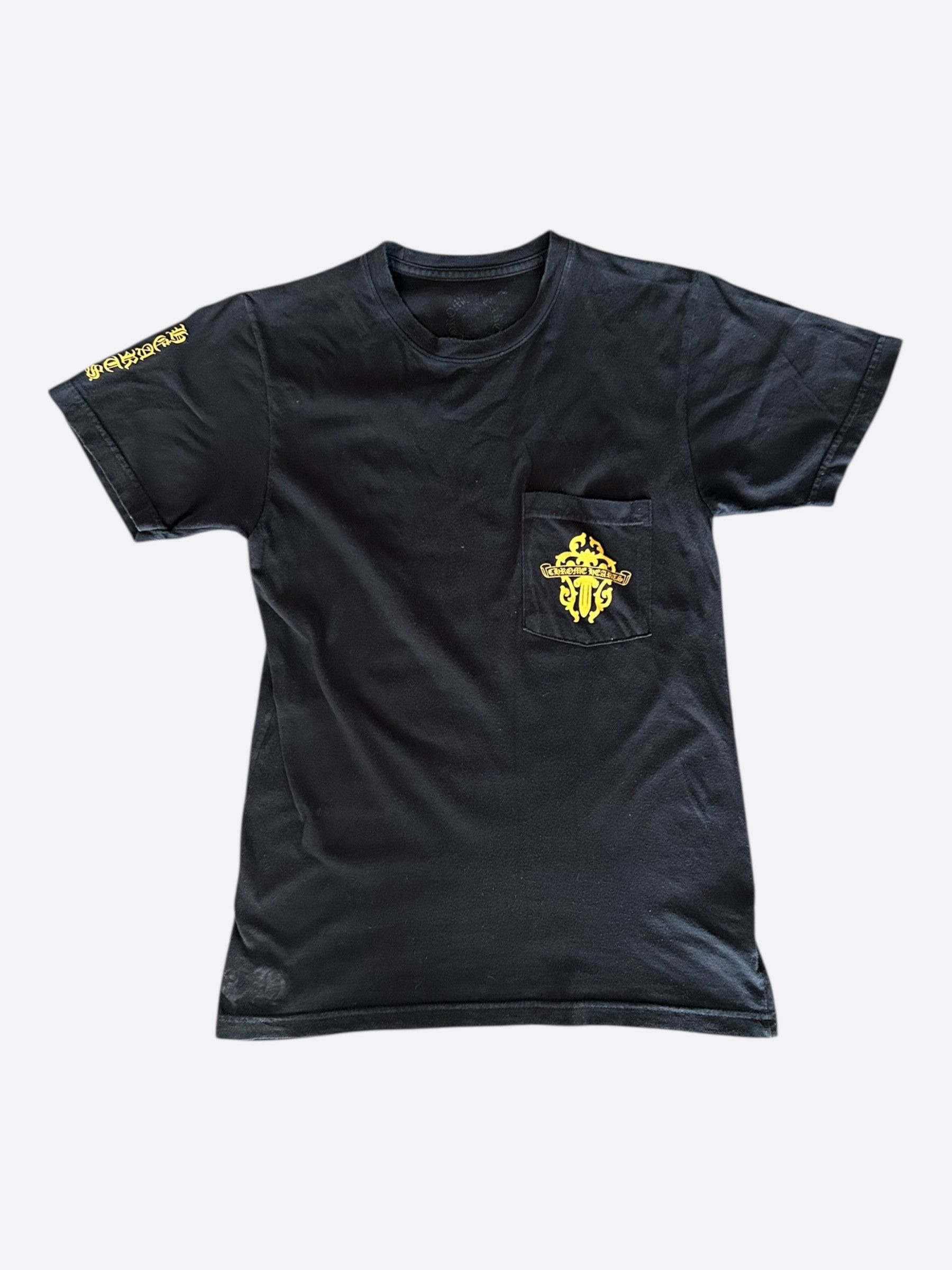 Chrome Hearts Chrome Hearts Yellow RS3 Black T Shirt | Grailed