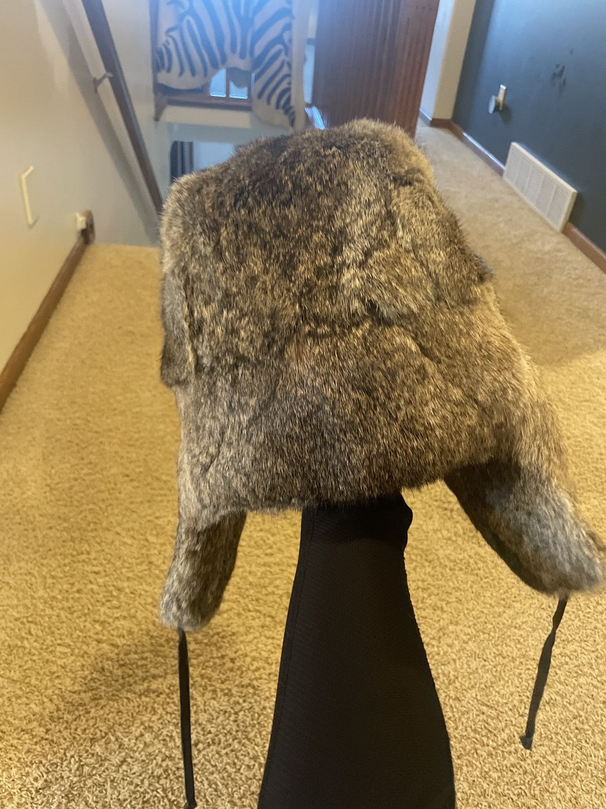 Other real rabbit fur hat Size ONE SIZE - 2 Thumbnail