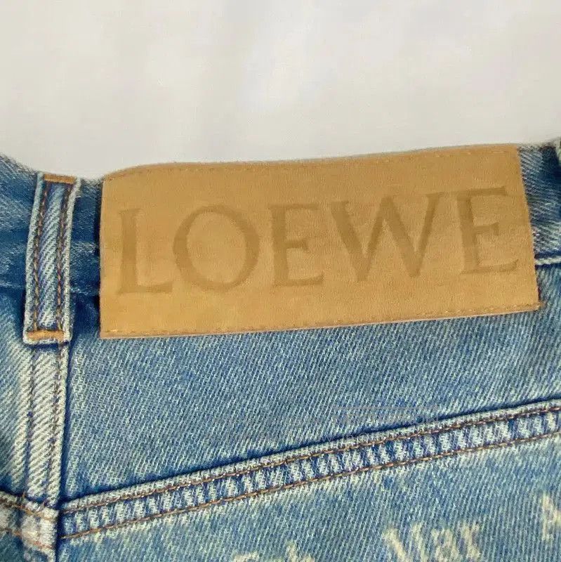 Loewe Loewe Multicolor Denim Shorts for Women . Size 30" / US 8 / IT 44 - 4 Thumbnail
