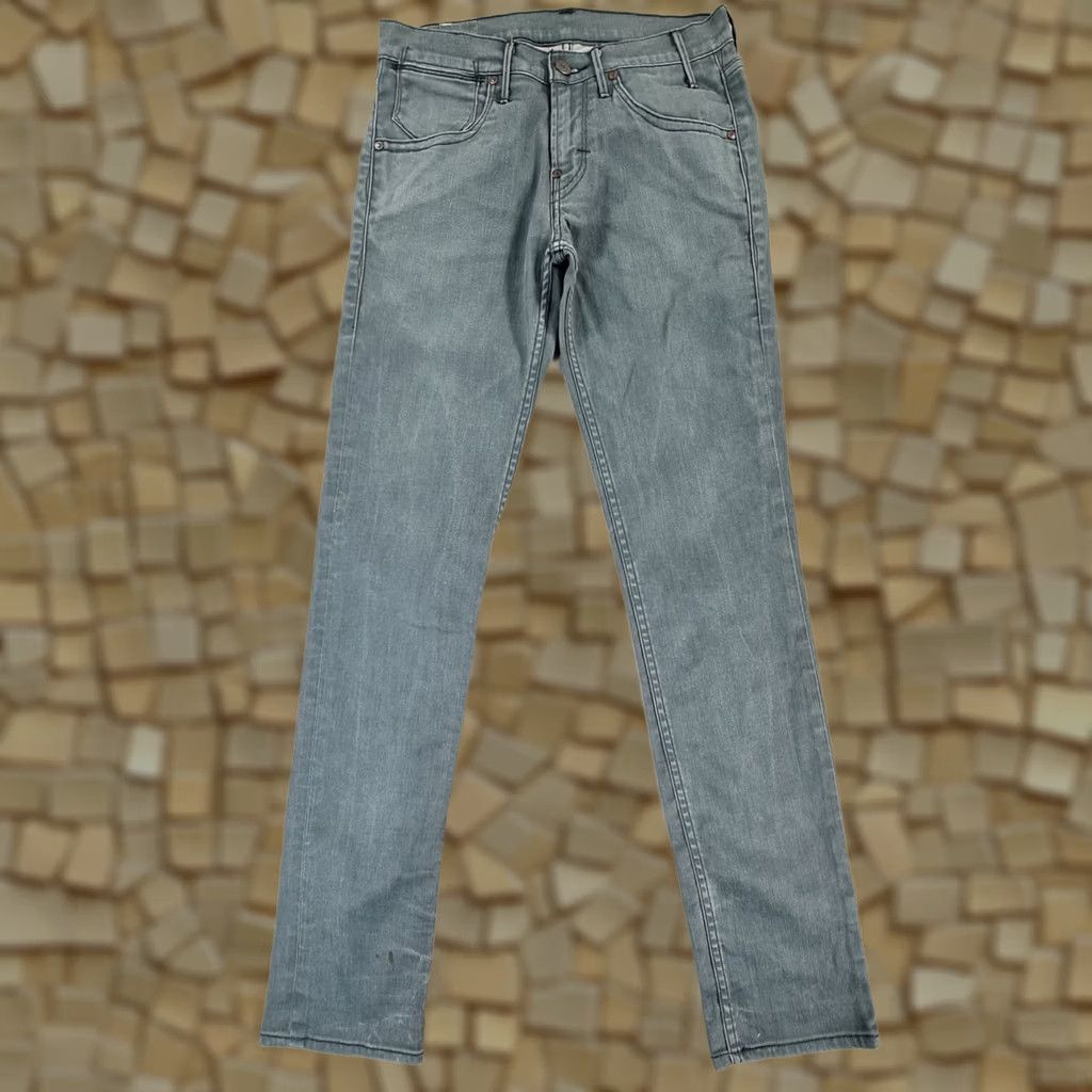 Levi's Levi's 519 Jeans Mens Green W30 L34 Skinny Fit Straight Stretch Denim Zip Fly 5-Pocket Design City Modern Levi Strauss Size US 30 / EU 46 - 1 Thumbnail
