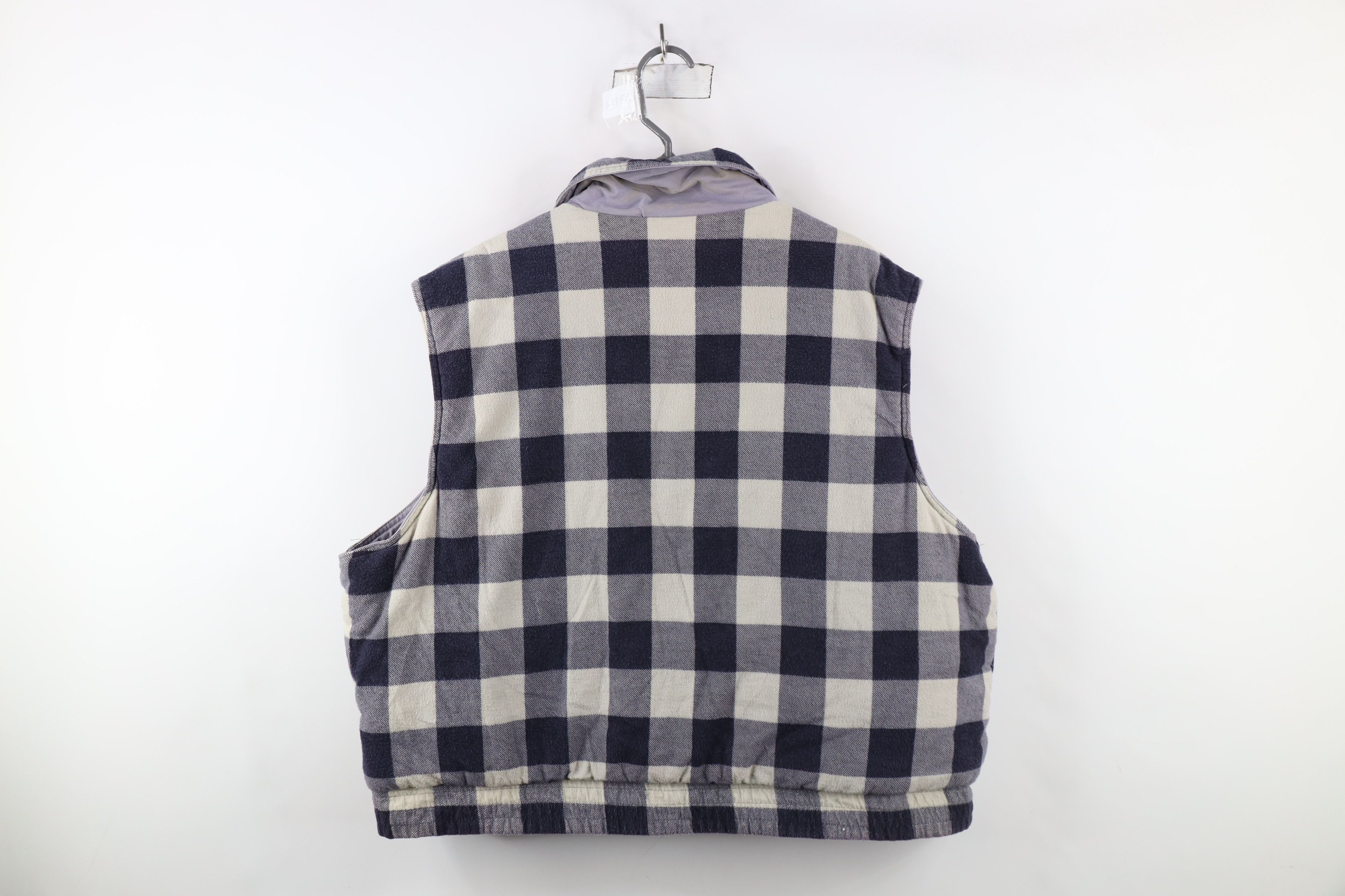 Vintage Vintage 90s Streetwear Reversible Puffer Vest Jacket Gray Size US XXL / EU 58 / 5 - 7 Thumbnail