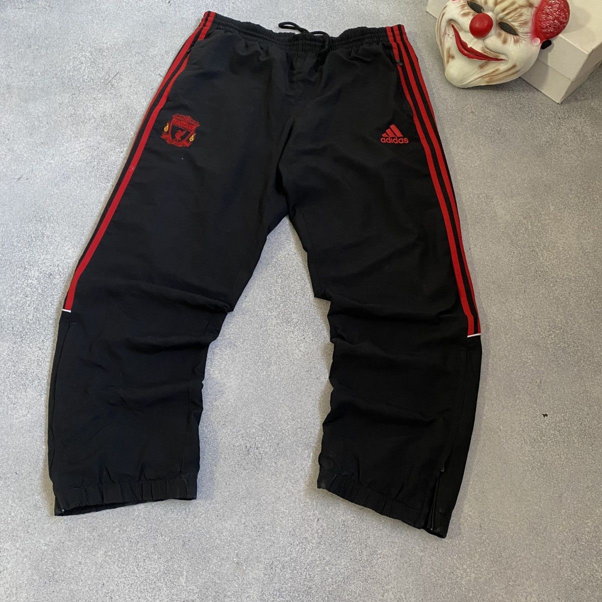Adidas Vintage Y2k Adidas Liverpool Nylon Soccer Drill Pants 00’s Size US 34 / EU 50 - 4 Thumbnail