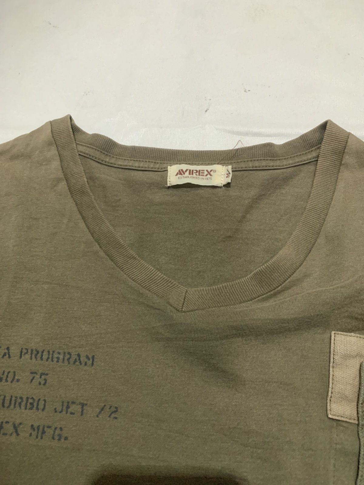Avirex × Marithe + Francois Girbaud Vintage Avirex Pocket Patch Poem Tee Shirt Size US M / EU 48-50 / 2 - 6 Thumbnail