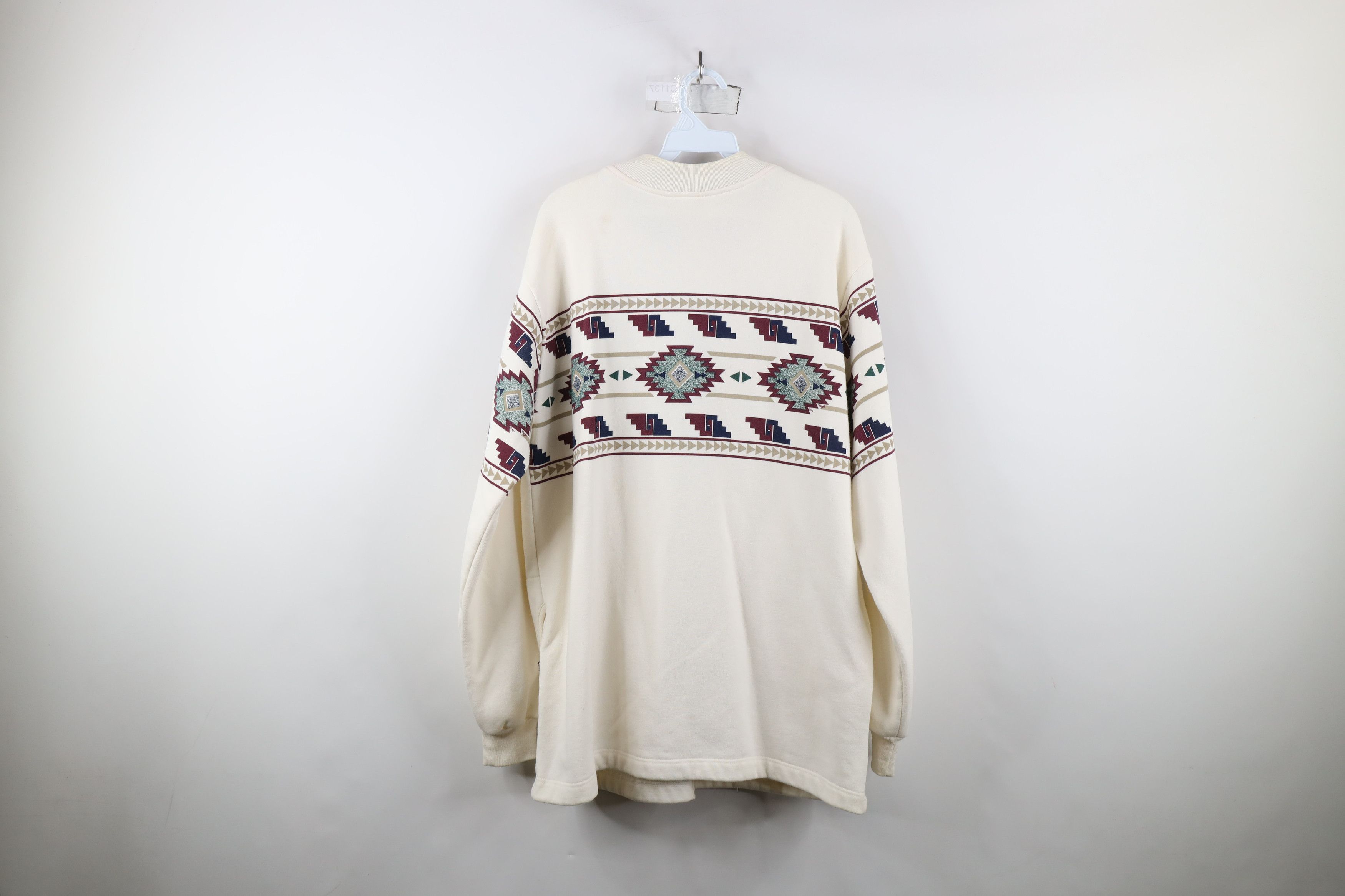 Vintage Vintage 90s Art Unlimited Over Print Cardigan Sweatshirt USA Size US L / EU 52-54 / 3 - 13 Thumbnail