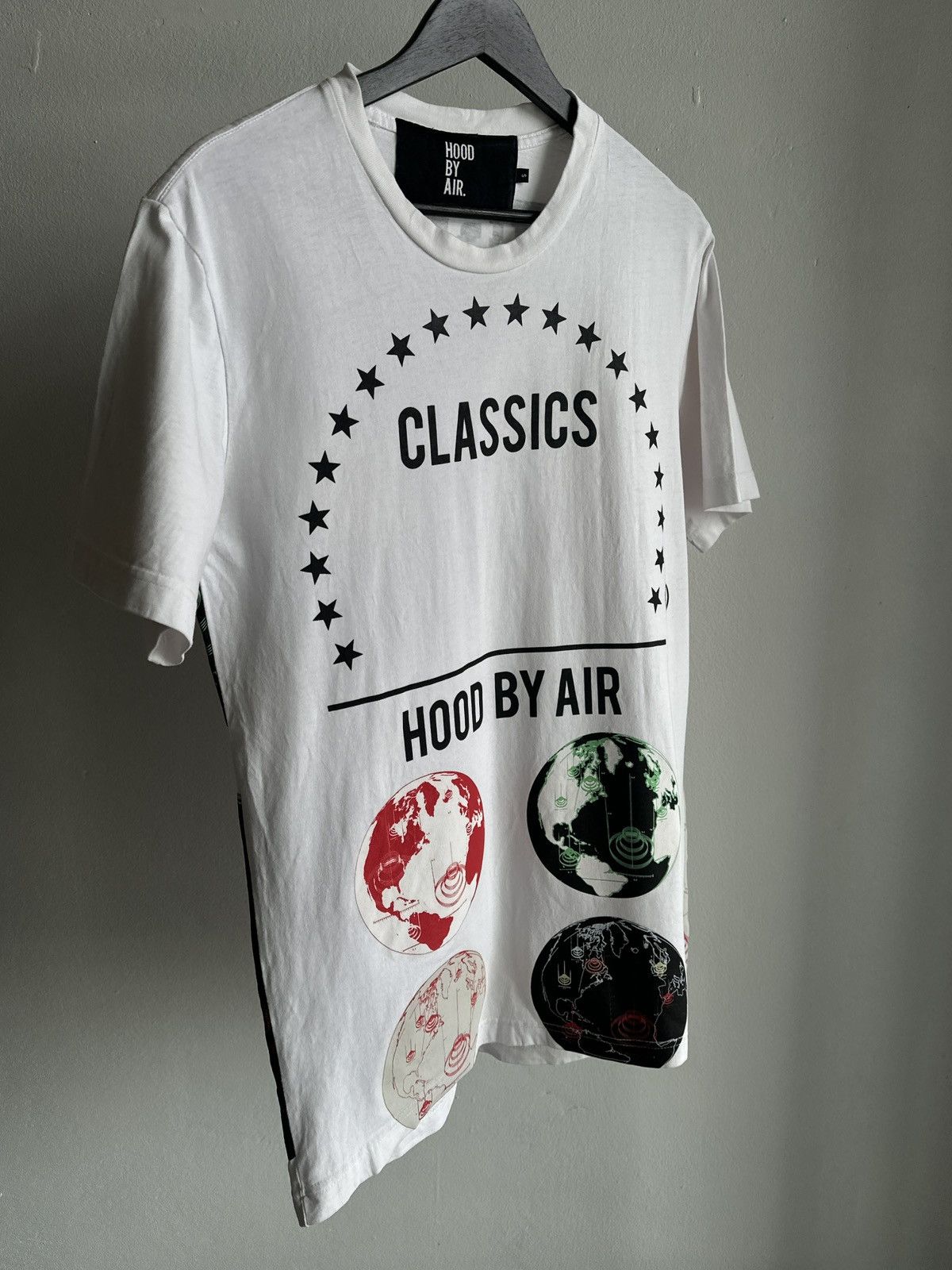 Hood By Air Hood By Air Classics Globe Graphic Tee – Archive HBA Size US M / EU 48-50 / 2 - 6 Thumbnail