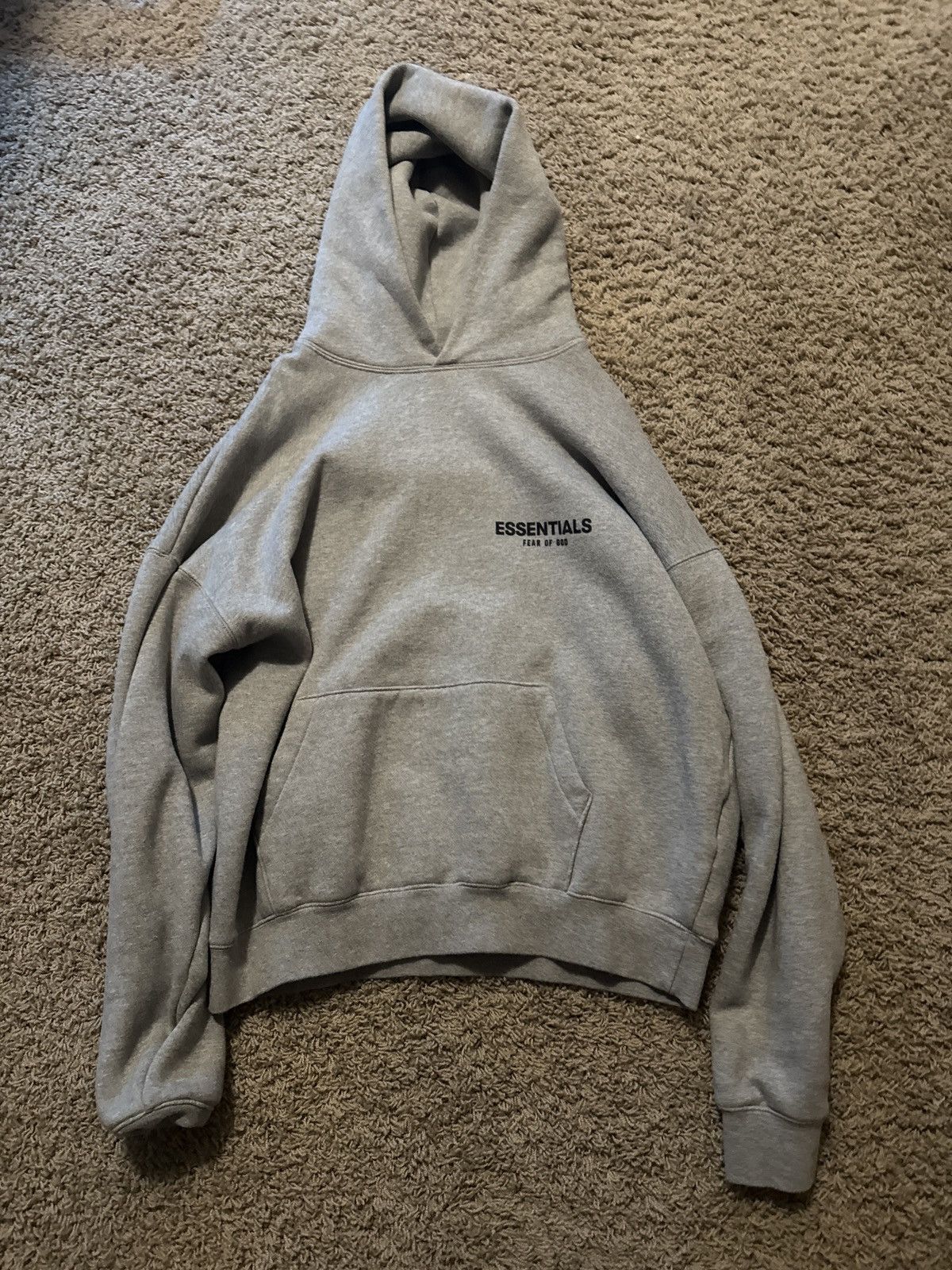 Essentials Fear of God Essentials Fleece Hoodie II'Light Heather Grey' Size US S / EU 44-46 / 1 - 1 Thumbnail