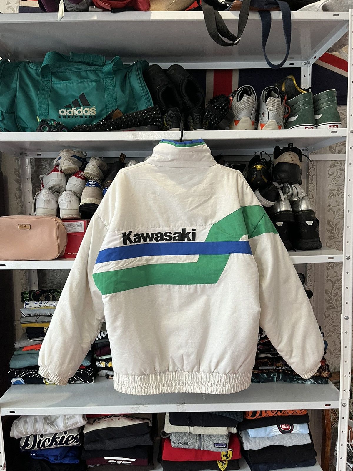 Vintage RARE Kawasaki Moto Y2K Racing Rider Naked Jacket Size US M / EU 48-50 / 2 - 3 Thumbnail