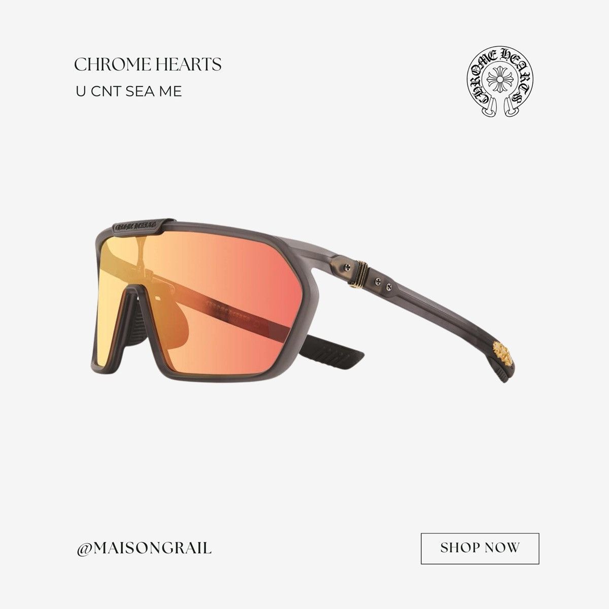 Chrome Hearts CHROME HEARTS U CNT SEA ME SUNGLASSES Size ONE SIZE - 1 Thumbnail