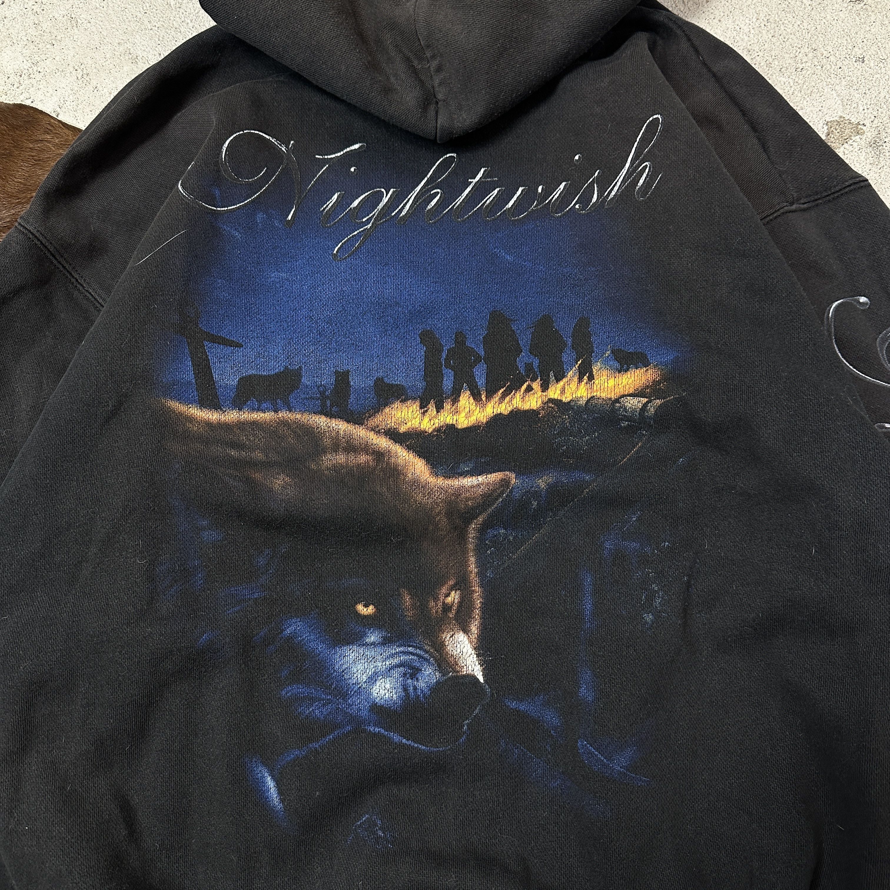 Vintage Vintage Streetwear Skater Nightwish Sporty Hoodie Y2K Size US L / EU 52-54 / 3 - 7 Thumbnail