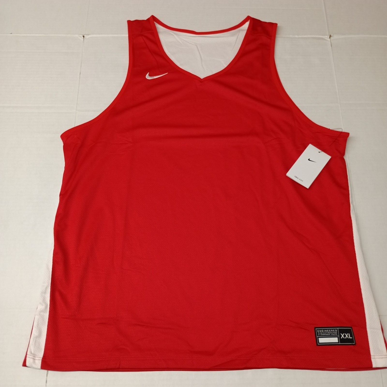 Nike Nike Engineered Reversible Basketball Jersey Men's 2XL Red Size US XXL / EU 58 / 5 - 1 Thumbnail